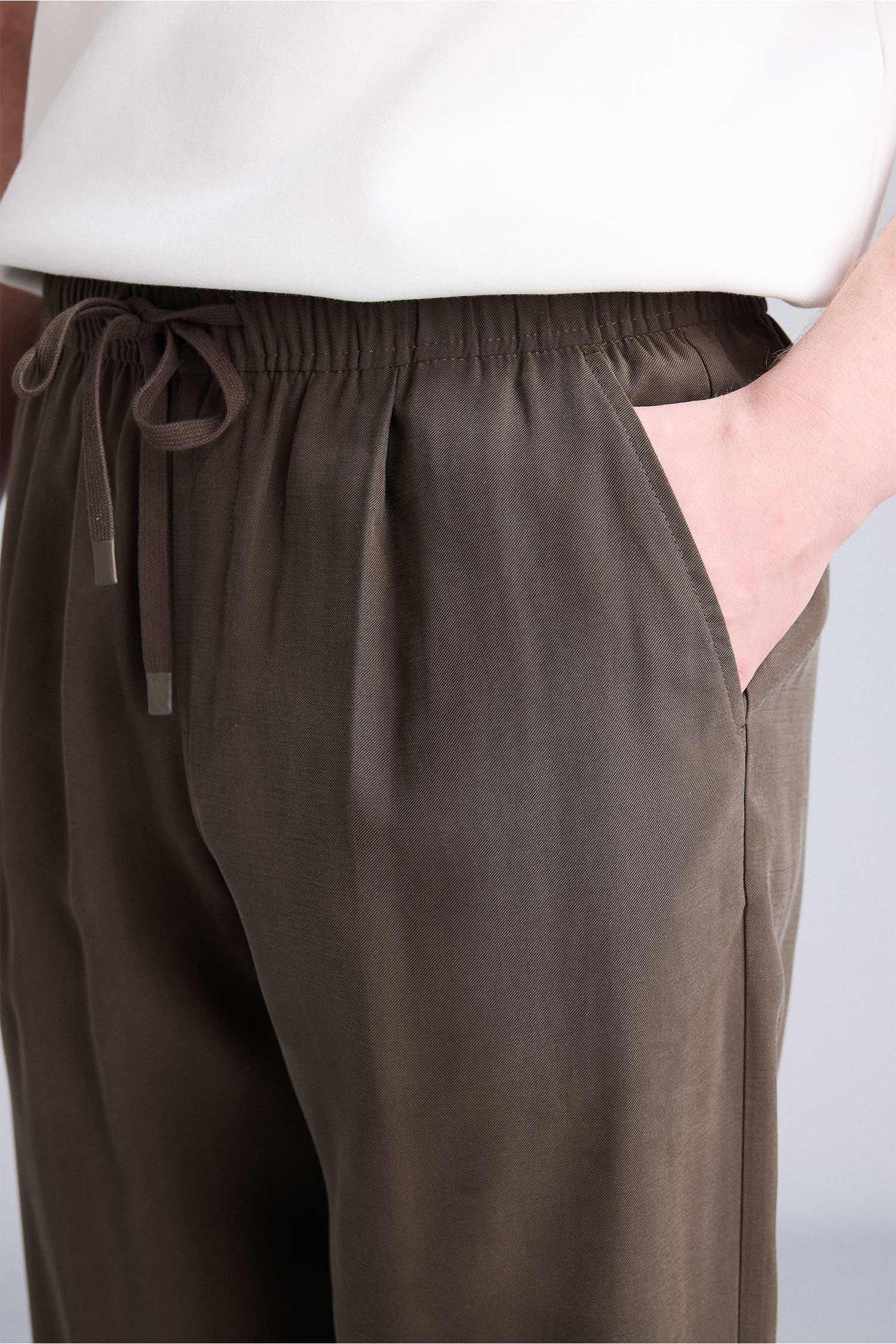 DeFacto Yumuşak Relaxed Fit Pantolon görsel 5