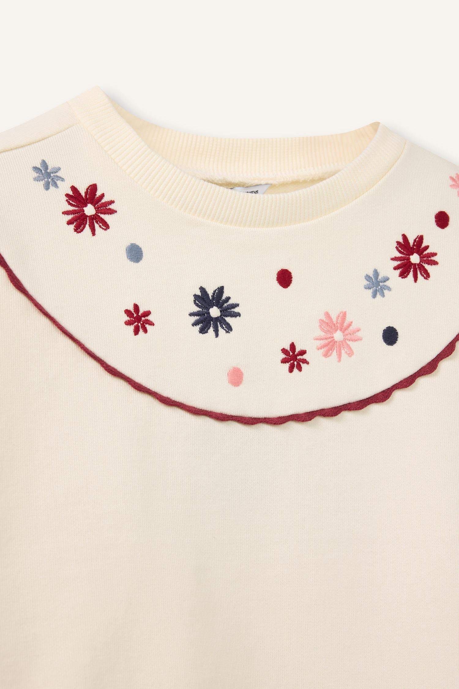 سويت شيرت بيبي بناتي فلورال اوفر سايز