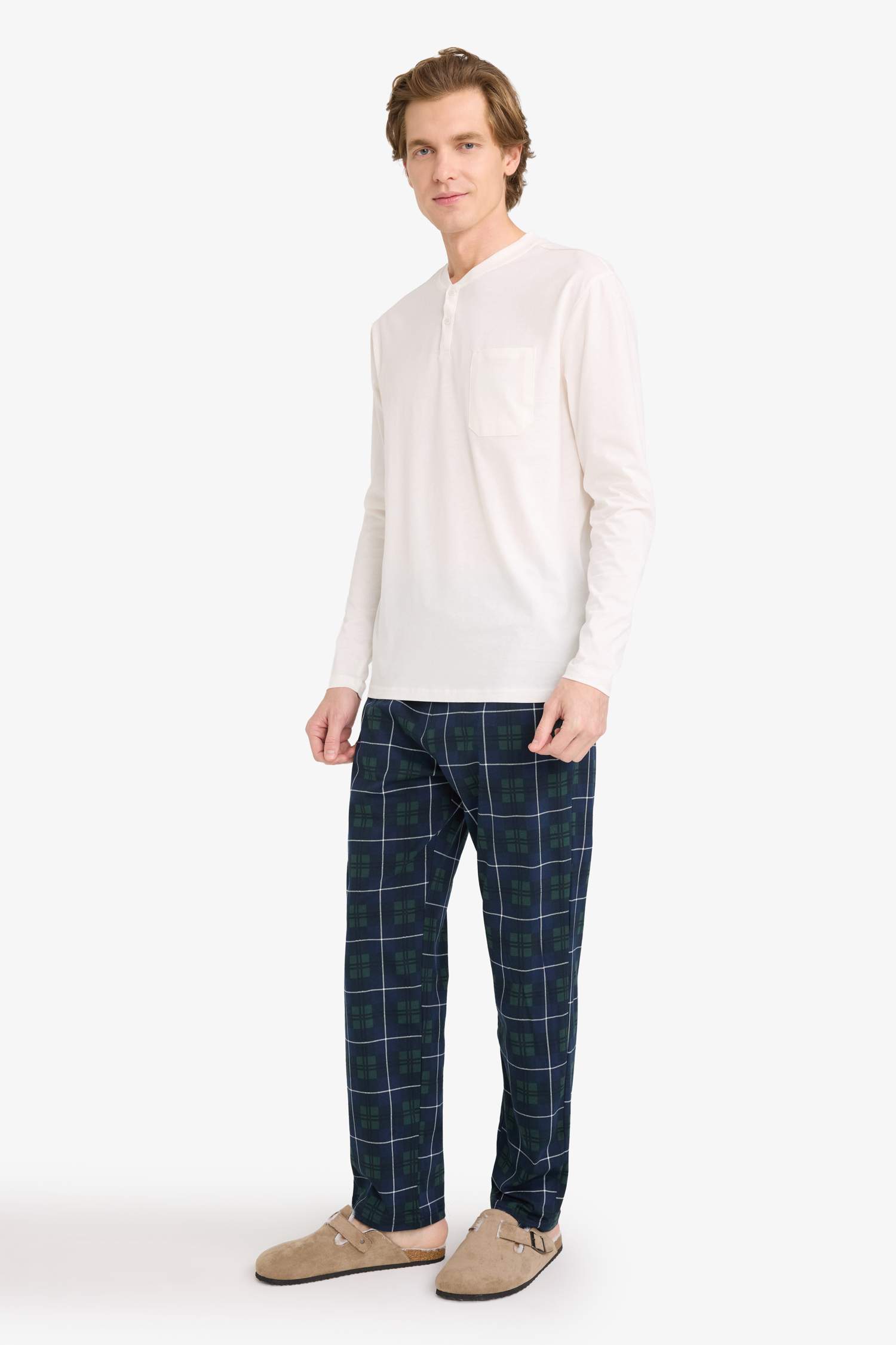 Pijama Takımı Uzun Kollu Üst Alt