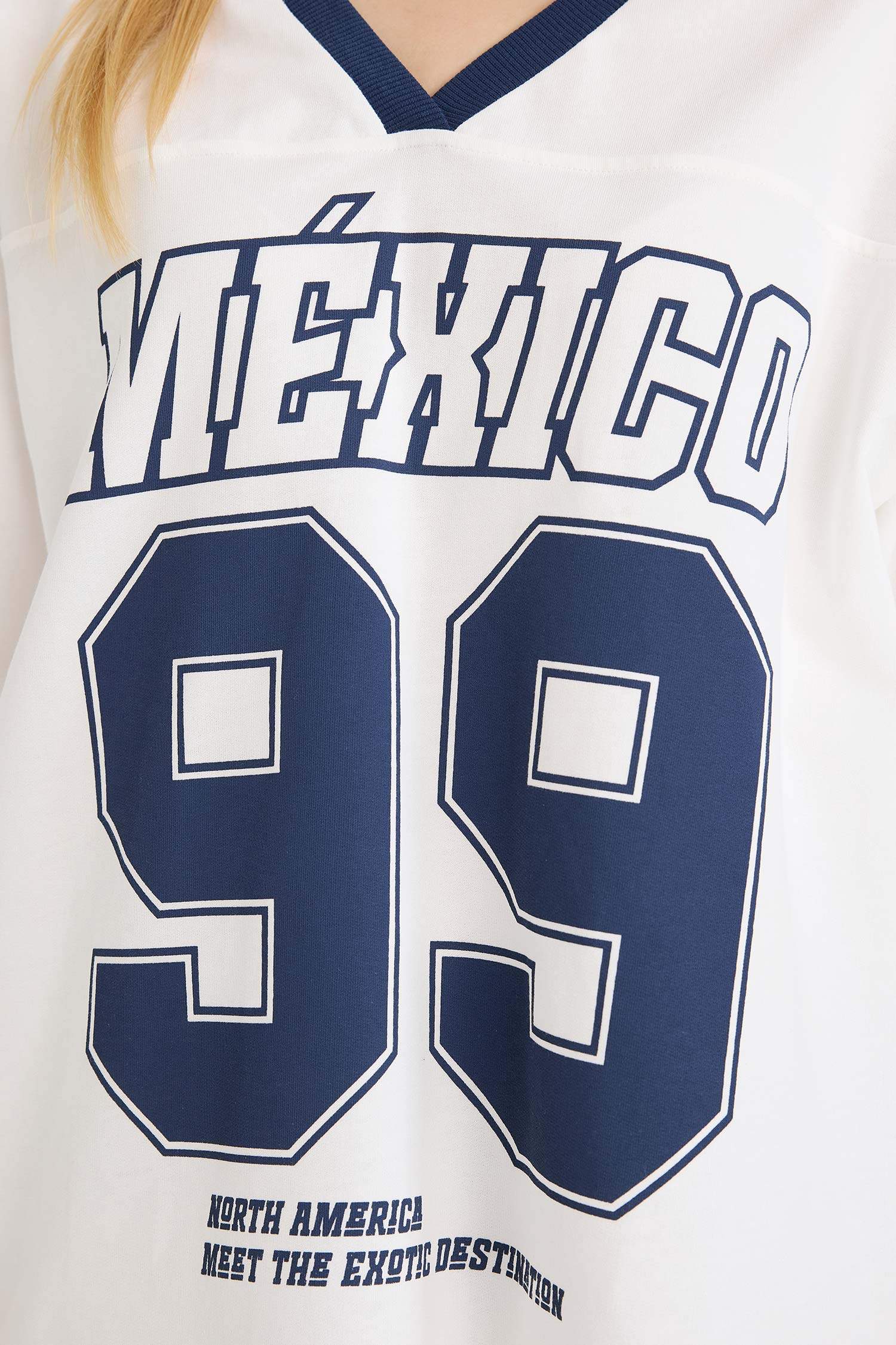 تيشيرت نص كم اوفر سايز مطبوع