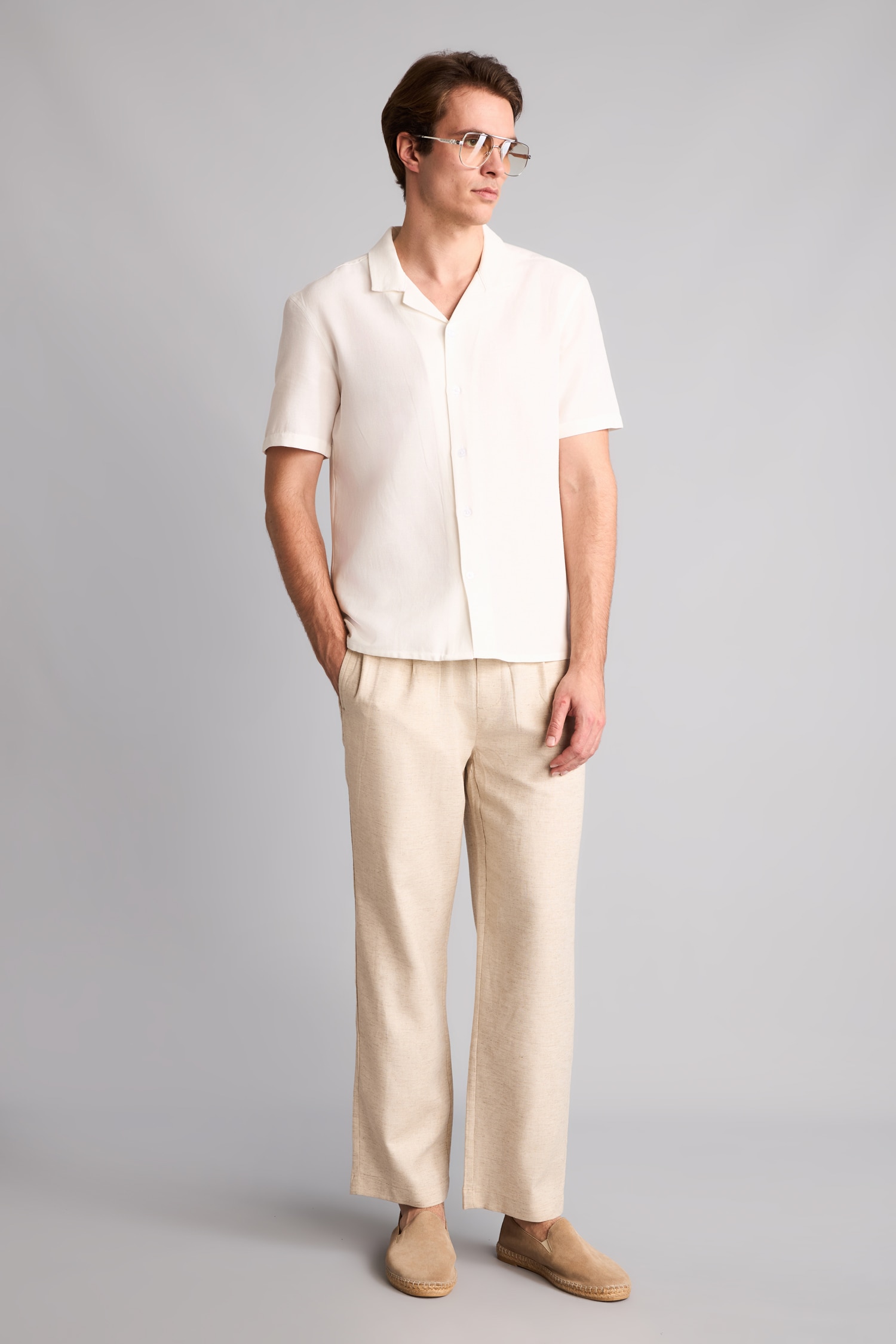 DeFacto Nefes Alabilir Straight Fit Geniş Paça Pantolon görsel 2