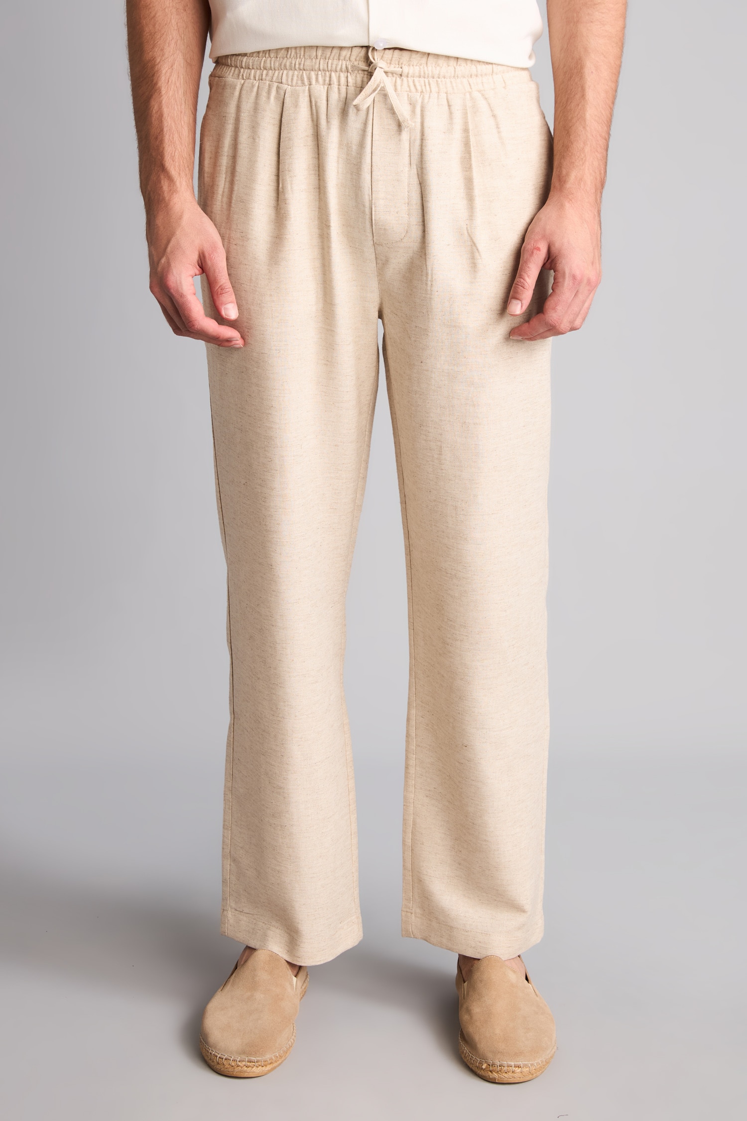 DeFacto Nefes Alabilir Straight Fit Geniş Paça Pantolon görsel 4