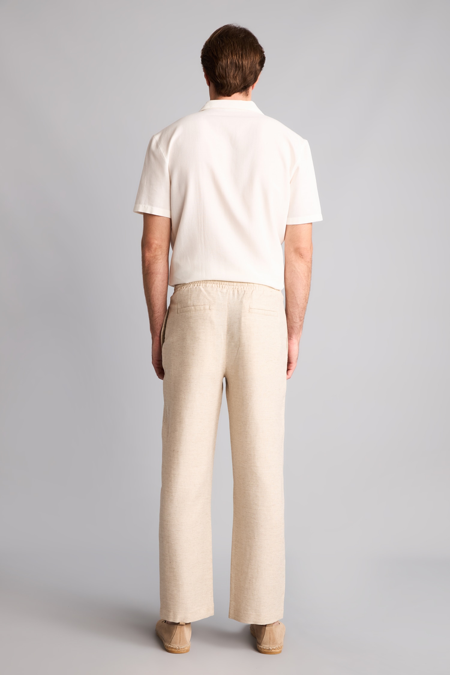 DeFacto Nefes Alabilir Straight Fit Geniş Paça Pantolon görsel 6