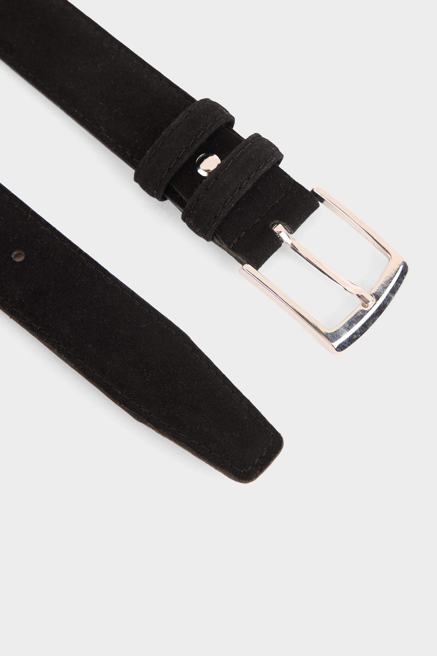 Erkek Dikdörtgen Toka Suni Deri Jean Kemeri