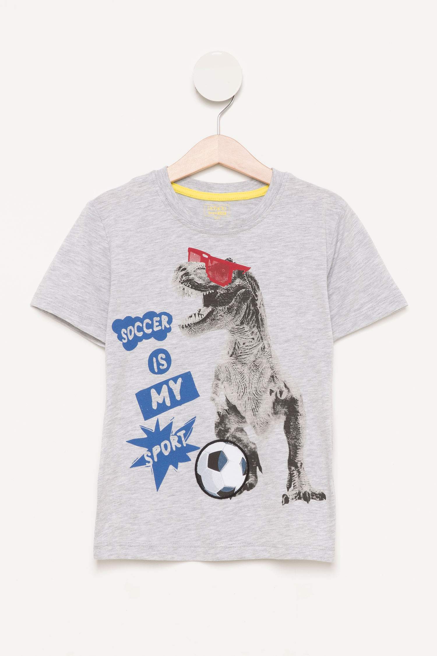 Defacto Renk Değiştiren Baskılı Erkek Çocuk T-shirt. 1