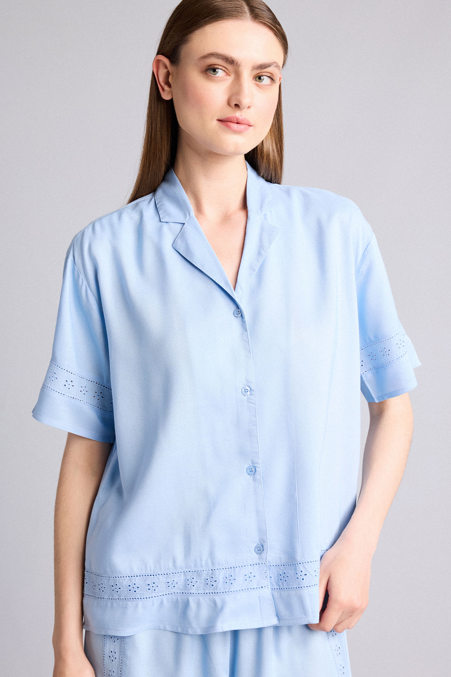 DeFacto Regular Fit Pijama Üst