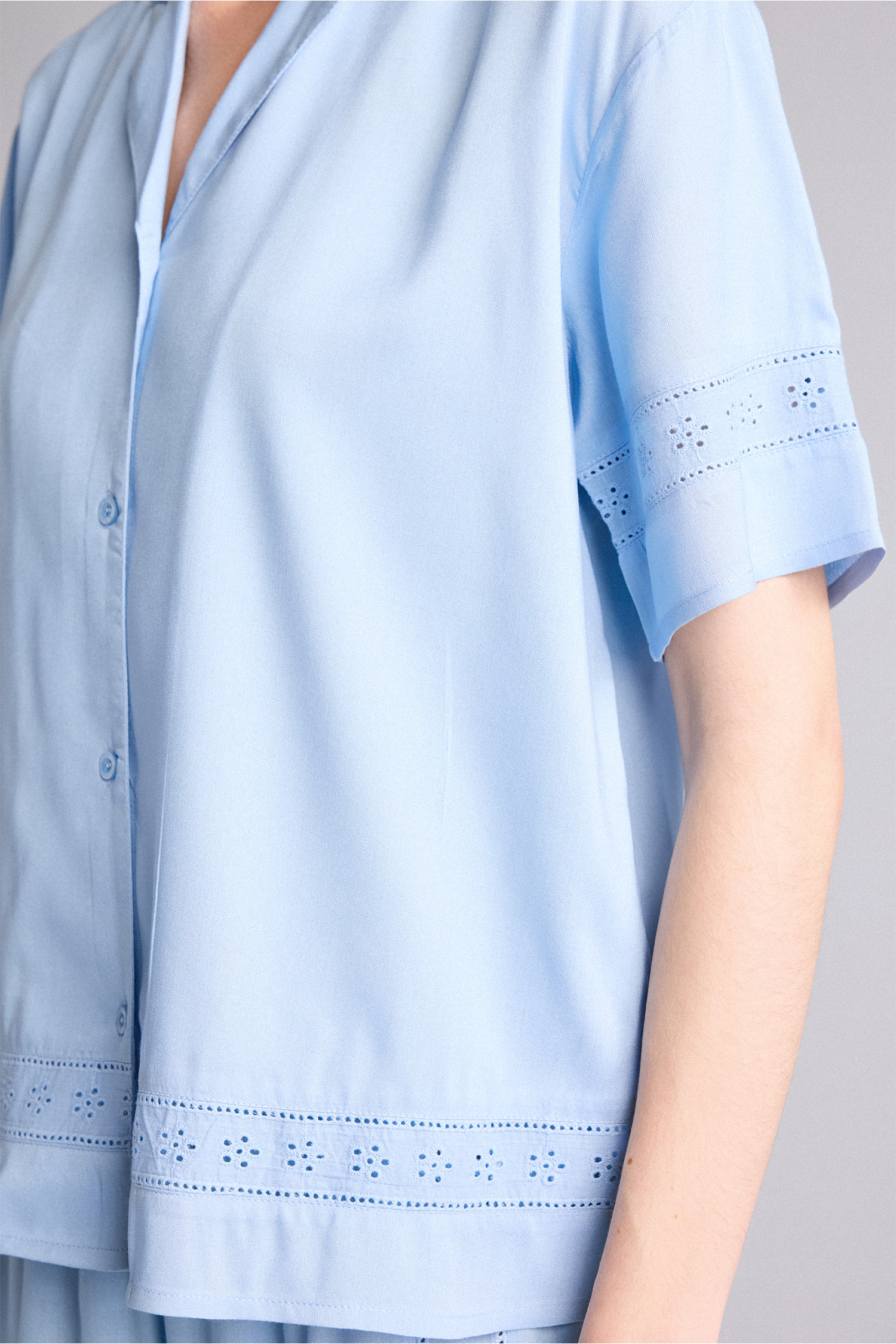 DeFacto Regular Fit Pijama Üst görsel 4