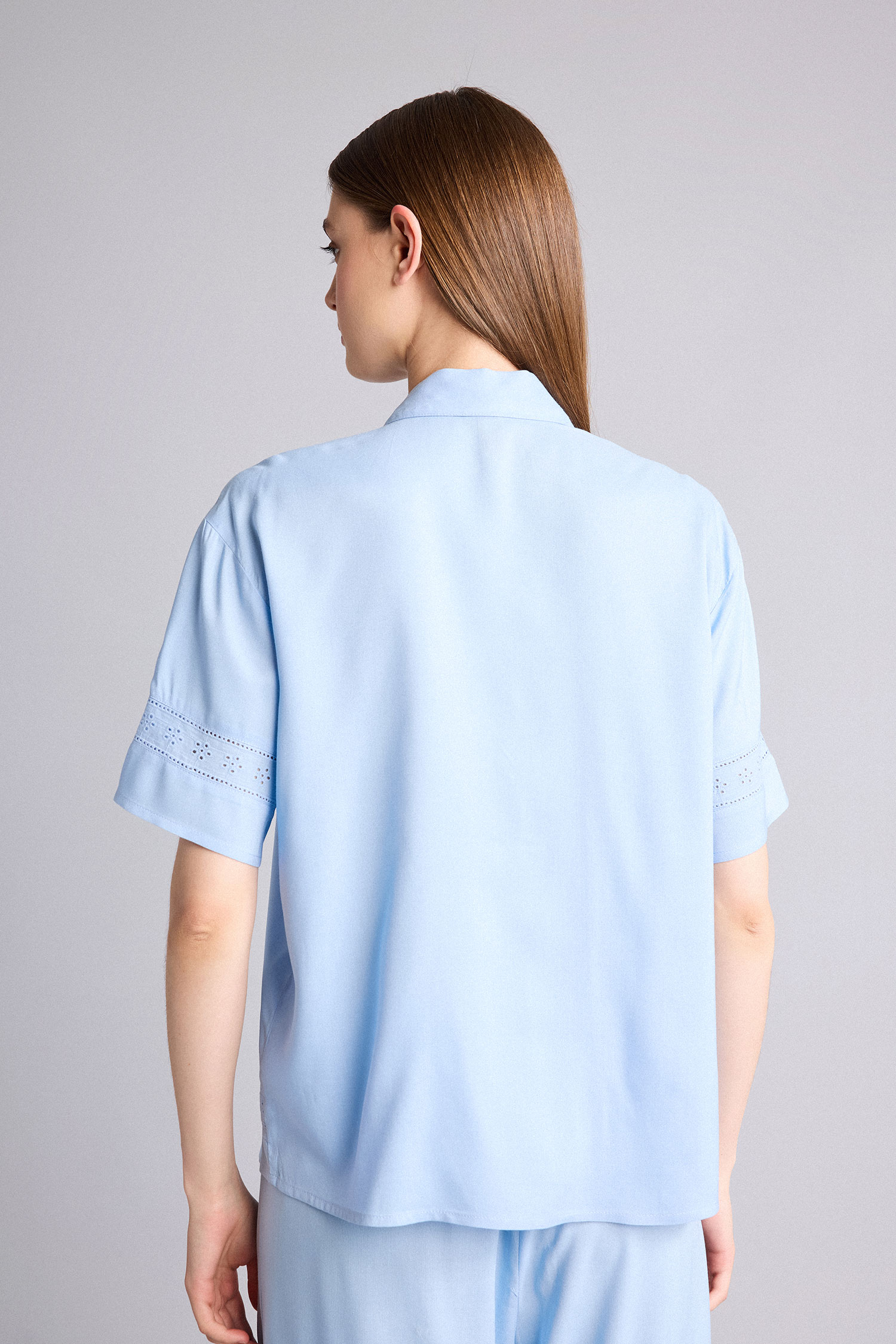 DeFacto Regular Fit Pijama Üst görsel 5