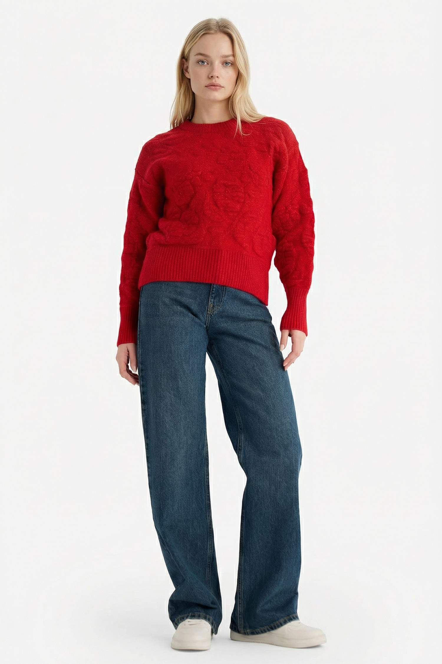 Regular Fit Bisiklet Yaka Kazak