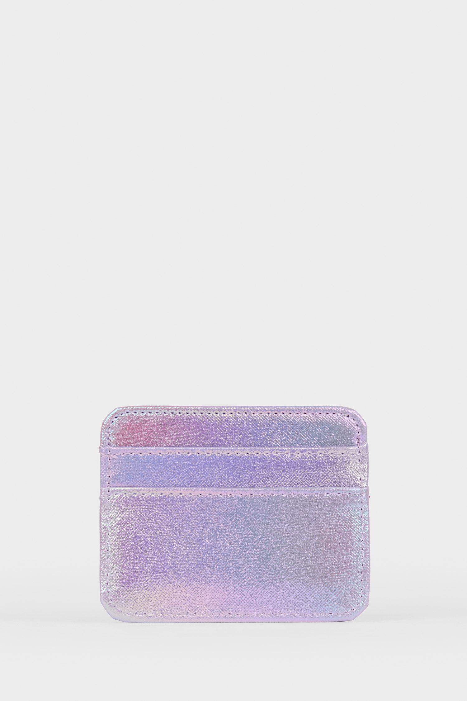 Woman Faux Leather Business Card Wallet