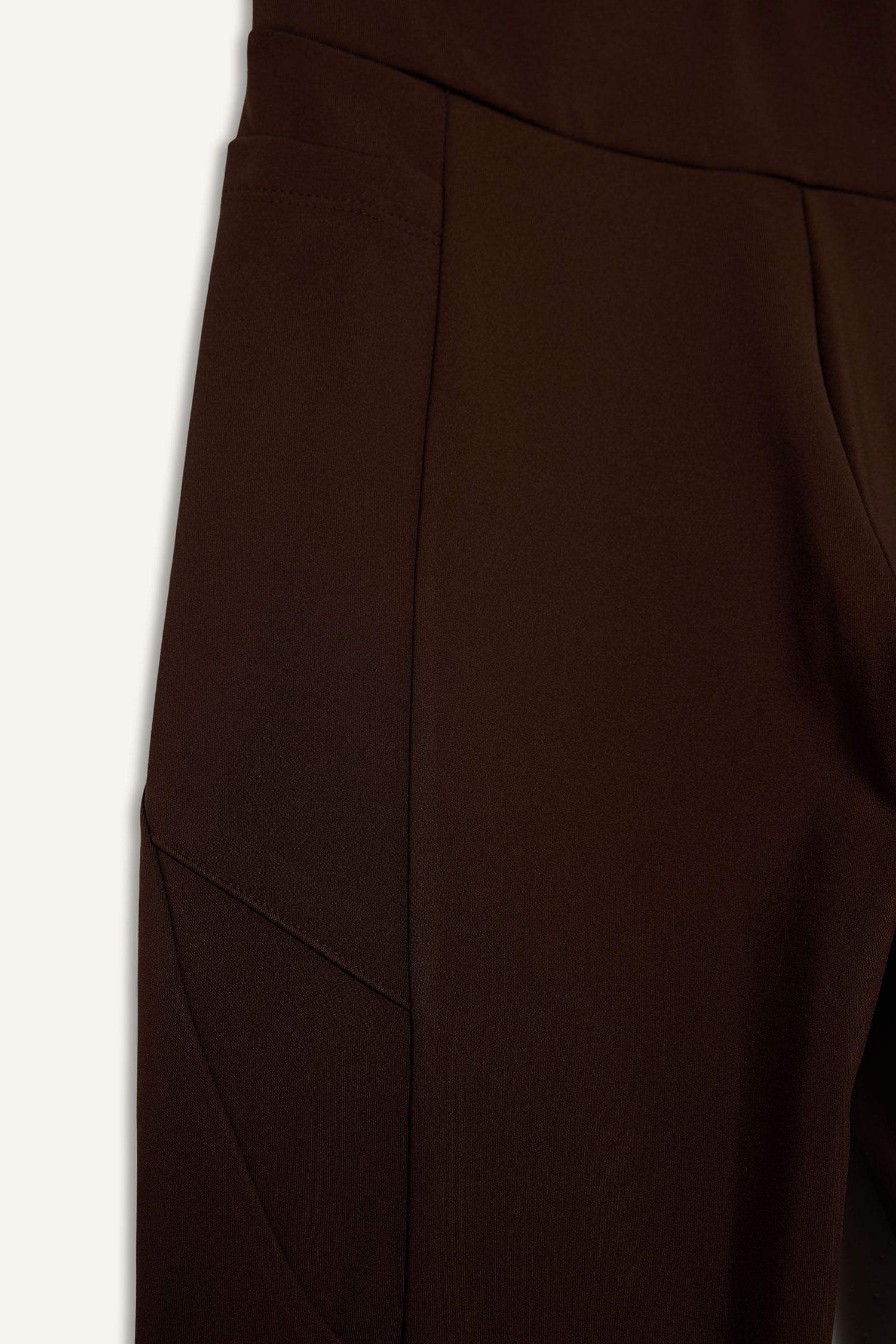 بنطلون ستريج بخصر عالي طول الكوع