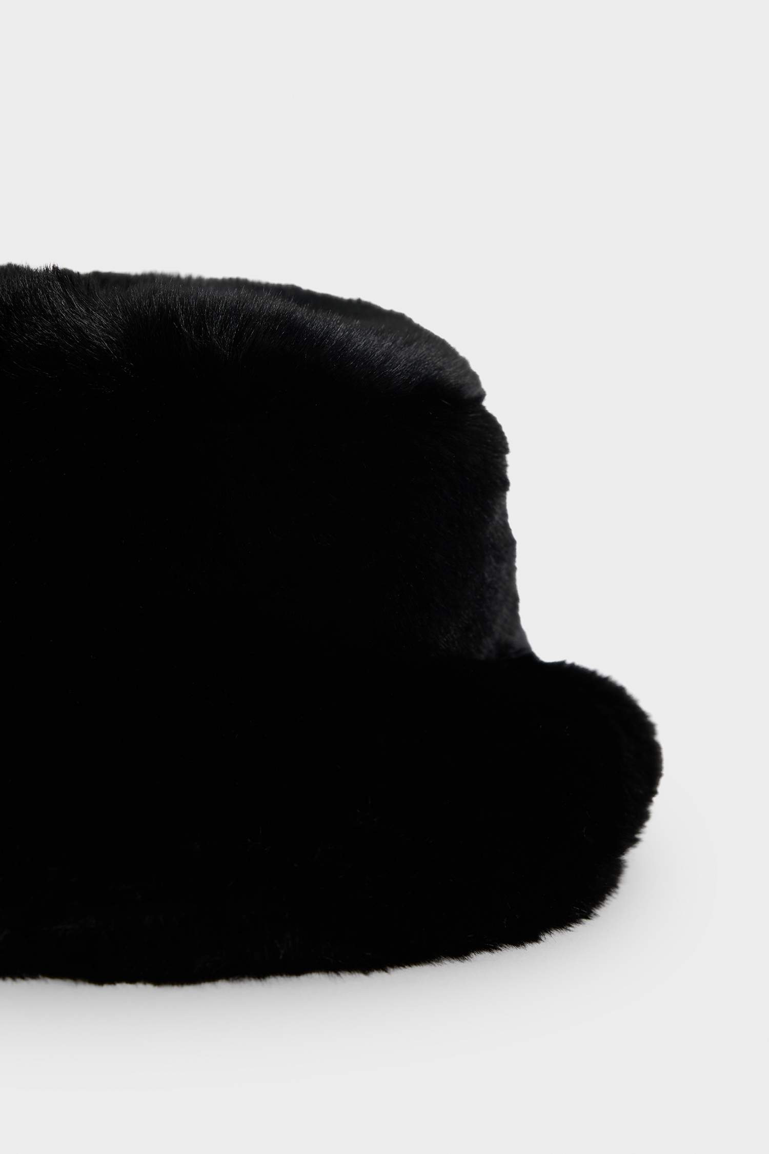 Kadın Suni Kürk Bucket Şapka