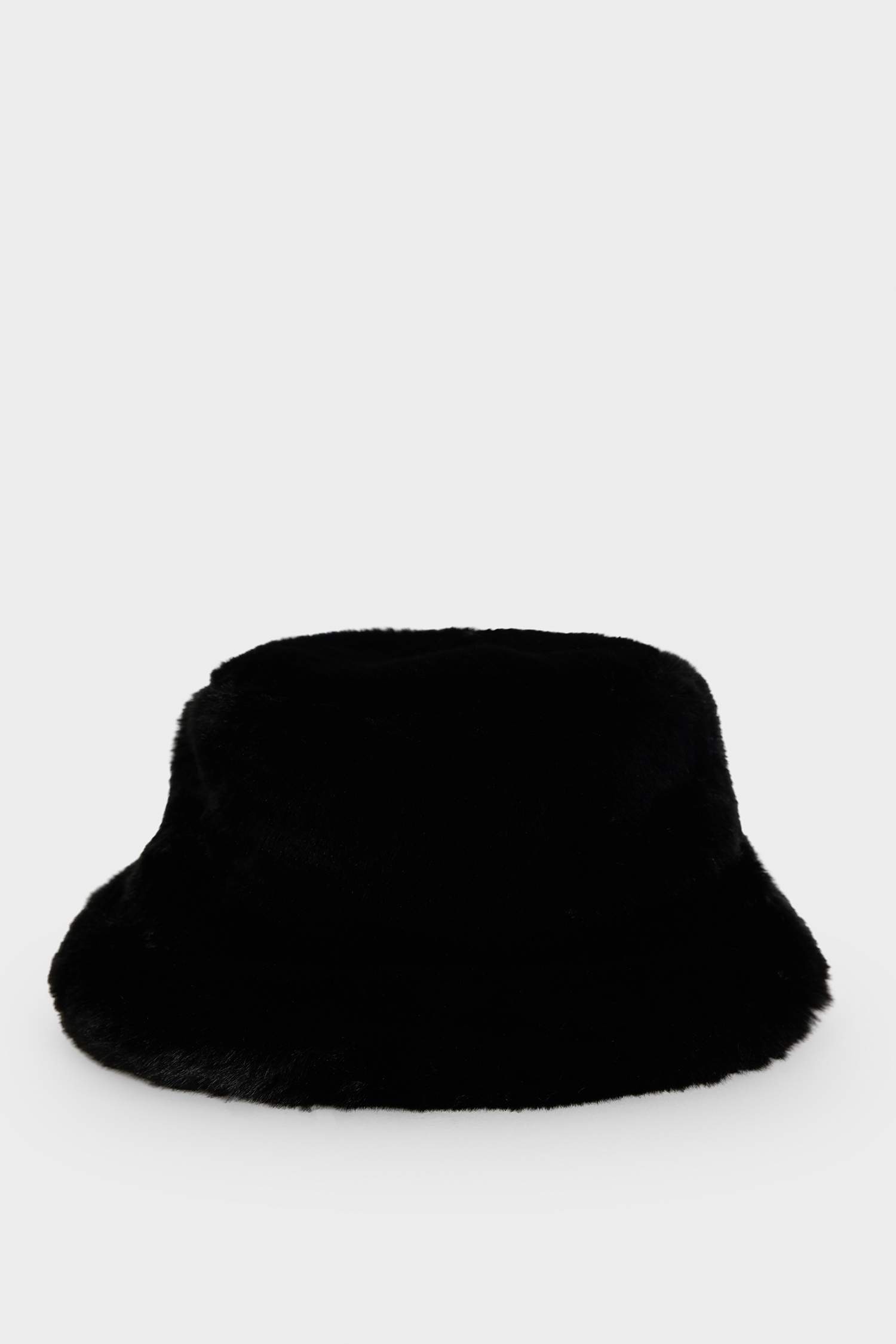 Kadın Suni Kürk Bucket Şapka