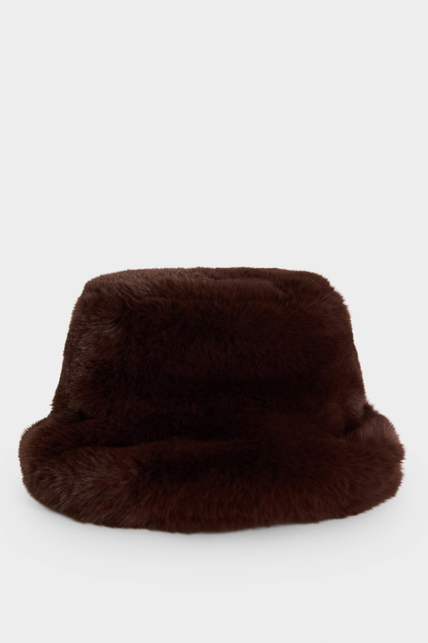 Kadın Suni Kürk Bucket Şapka