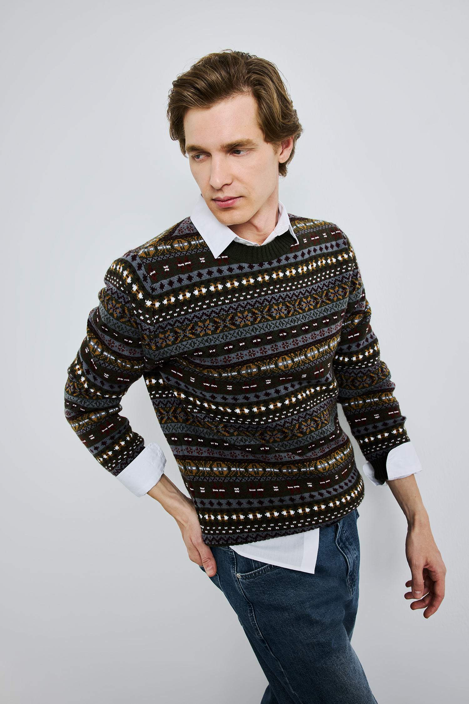 Standart Fıt Triko Kazak