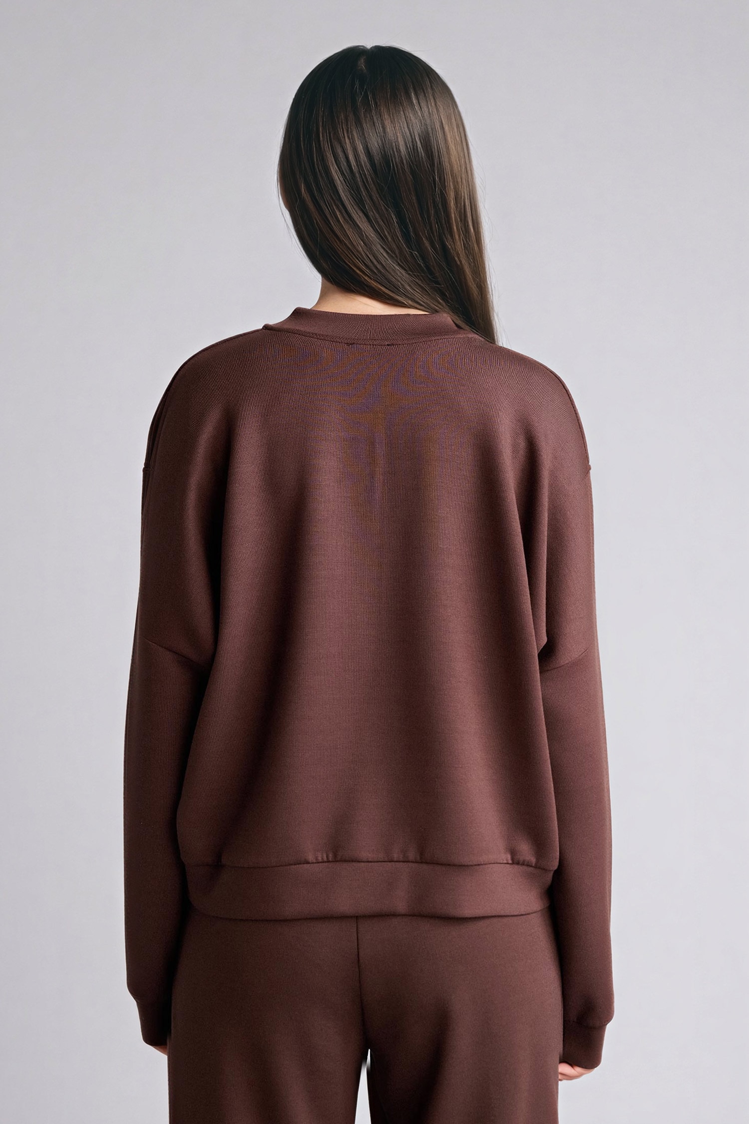 DeFacto Relax Fit Fermuarlı Basic Hırka Sweatshirt görsel 5