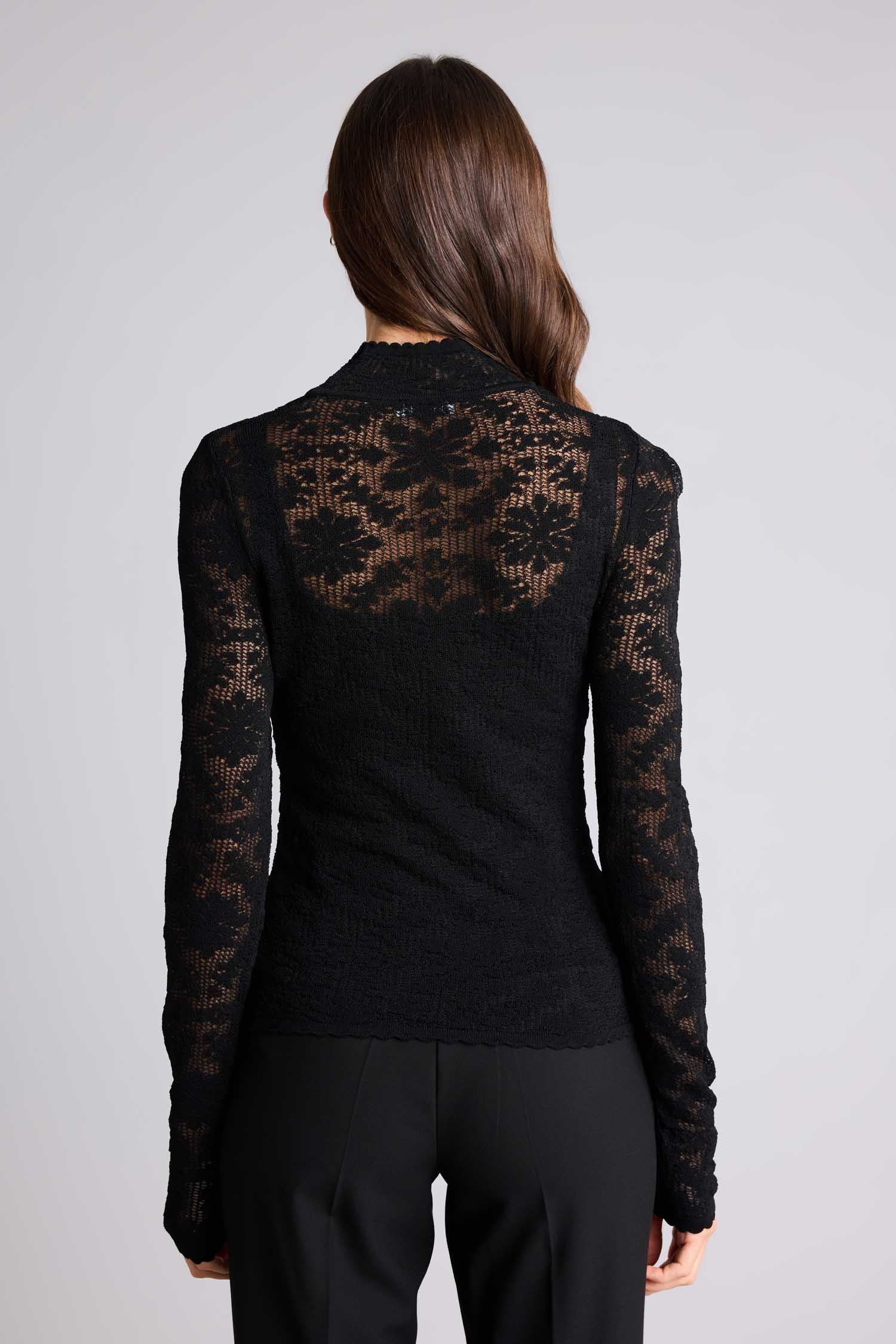 DeFacto Slim Fit Dar Kesim Balıkçı Yaka Desenli İnce Triko Kazak görsel 5