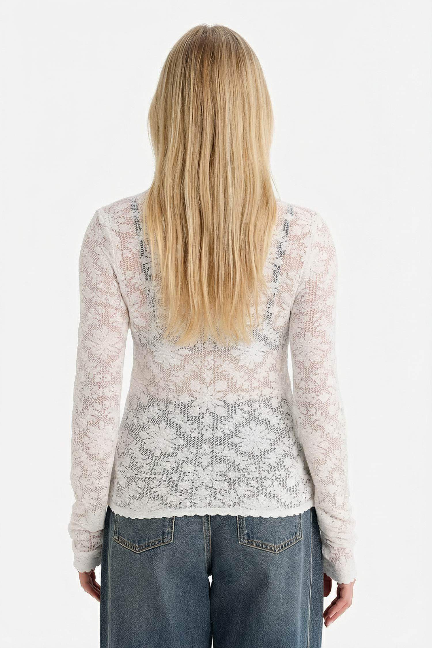 Slim Fit Dar Kesim Balıkçı Yaka Desenli İnce Triko Kazak