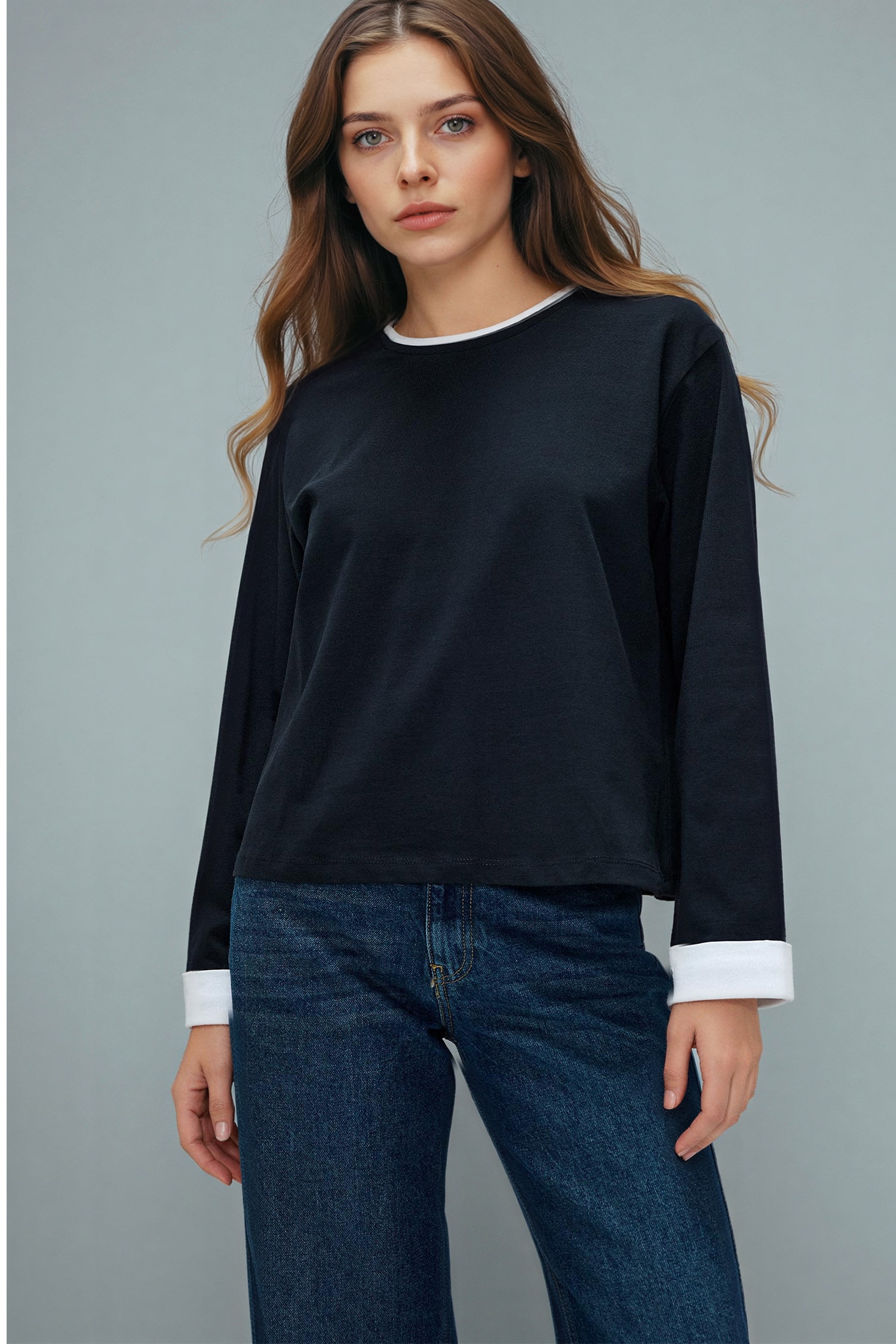 DeFacto %100 Pamuk Loose Fıt Tunik
