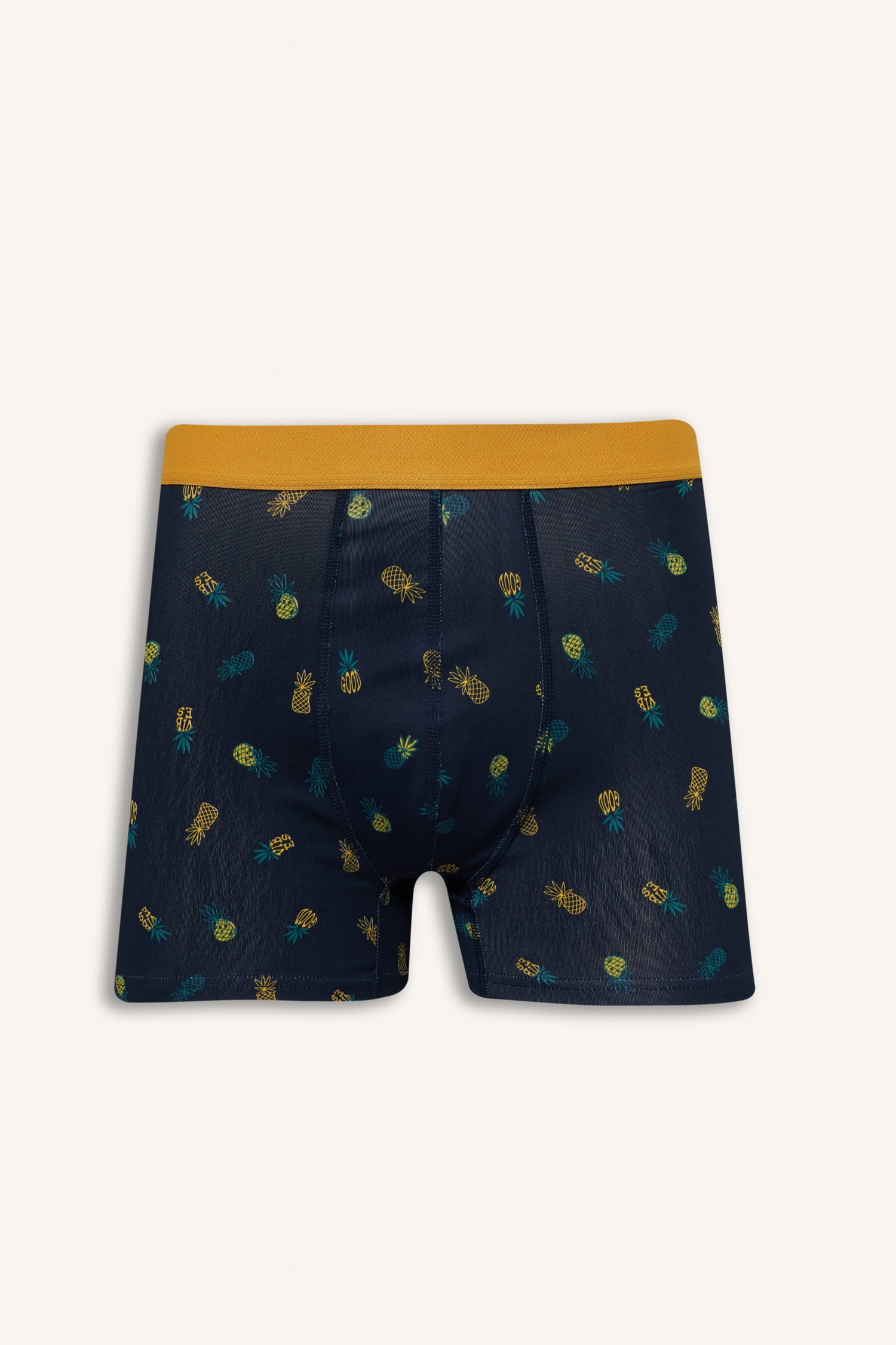 DeFacto Regular Fıt Meyve Desenli 3'lü Boxer Set görsel 2