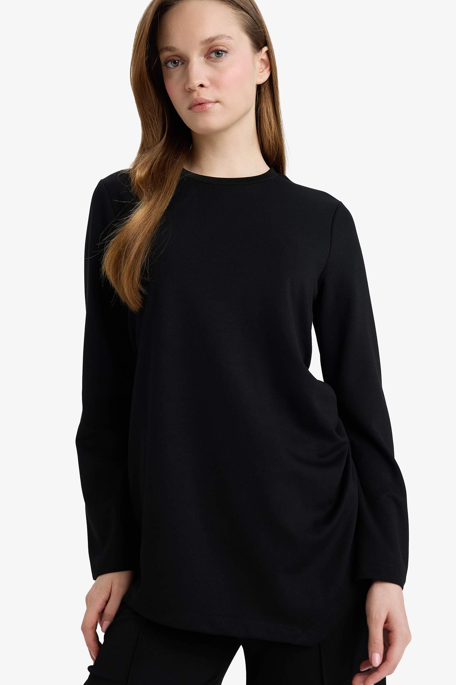 Regular Fit Long Sleeve Tunic