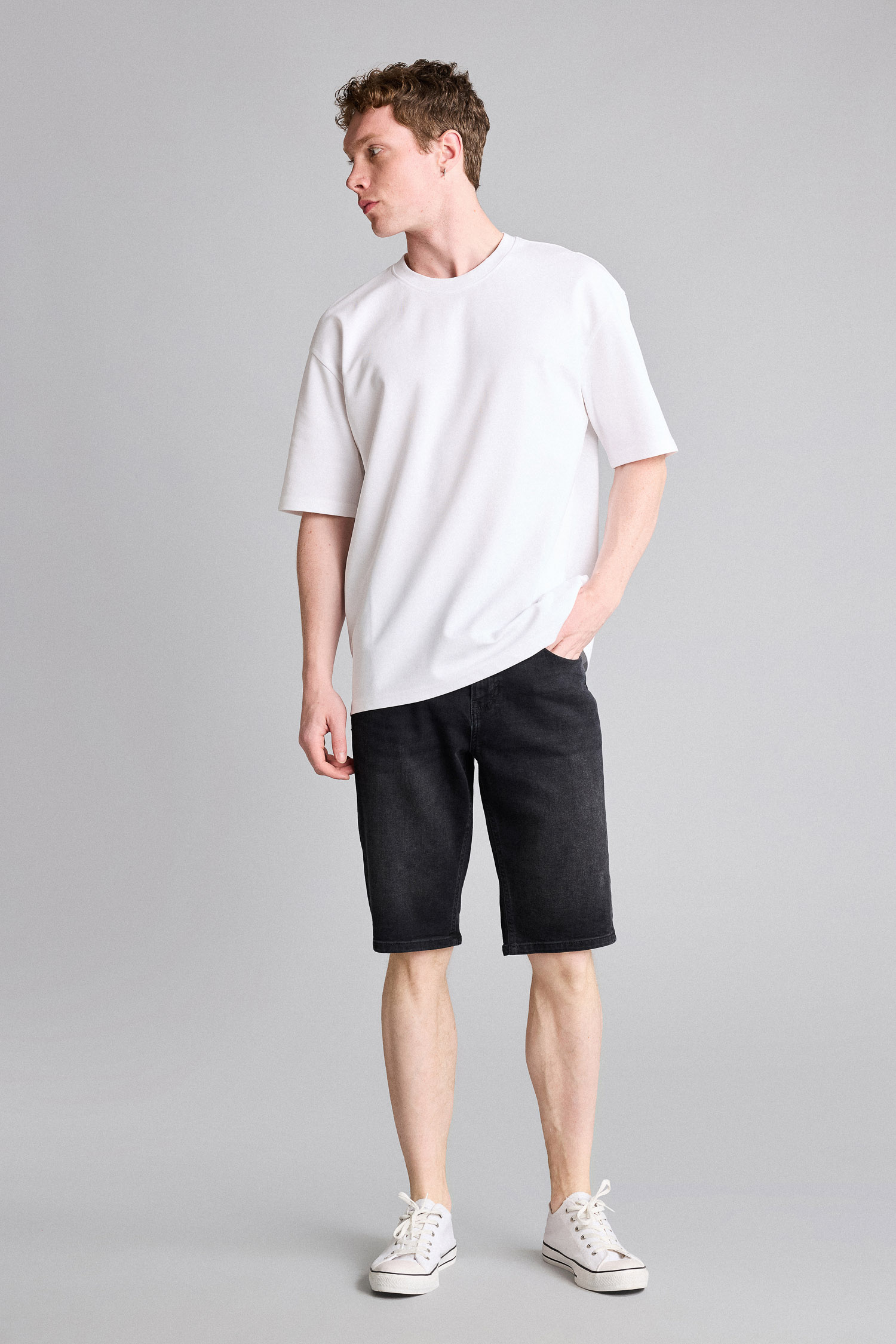 DeFacto Regular Fit Bermuda Şort görsel 2