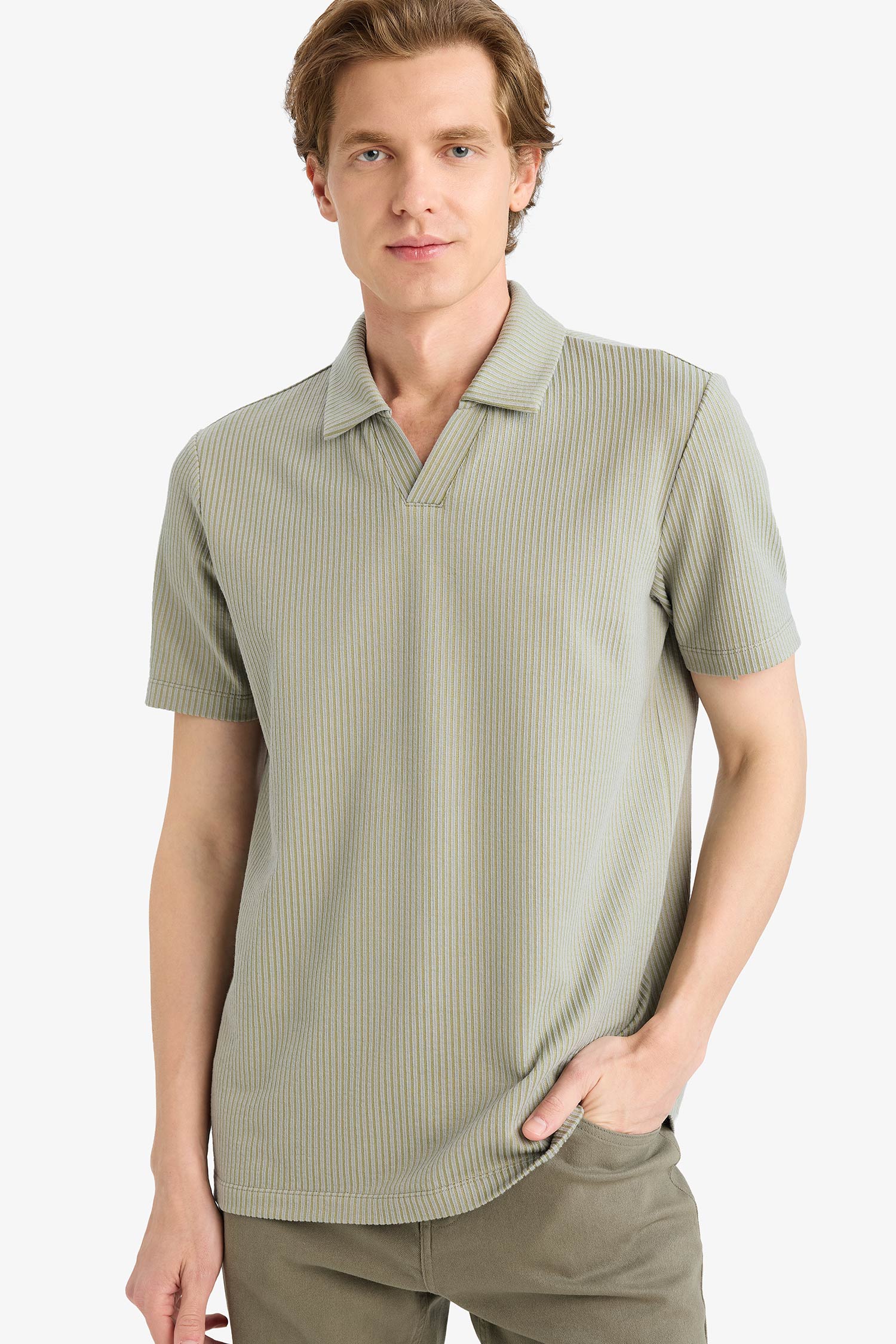 DeFacto Pamuklu REGULAR FIT Polo Yaka Tişört