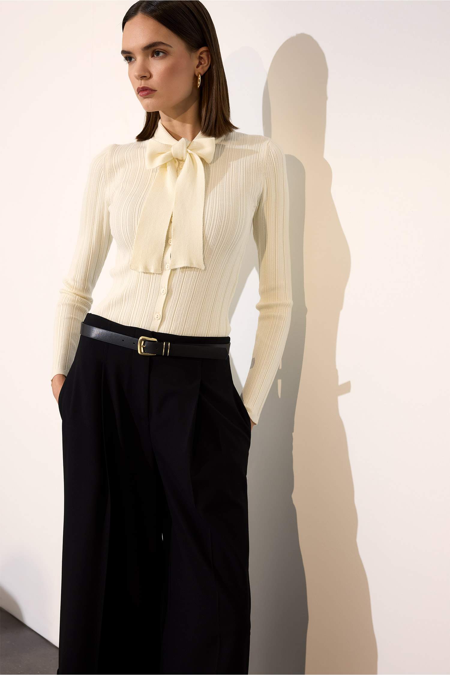 بلوز تريكو مخصر