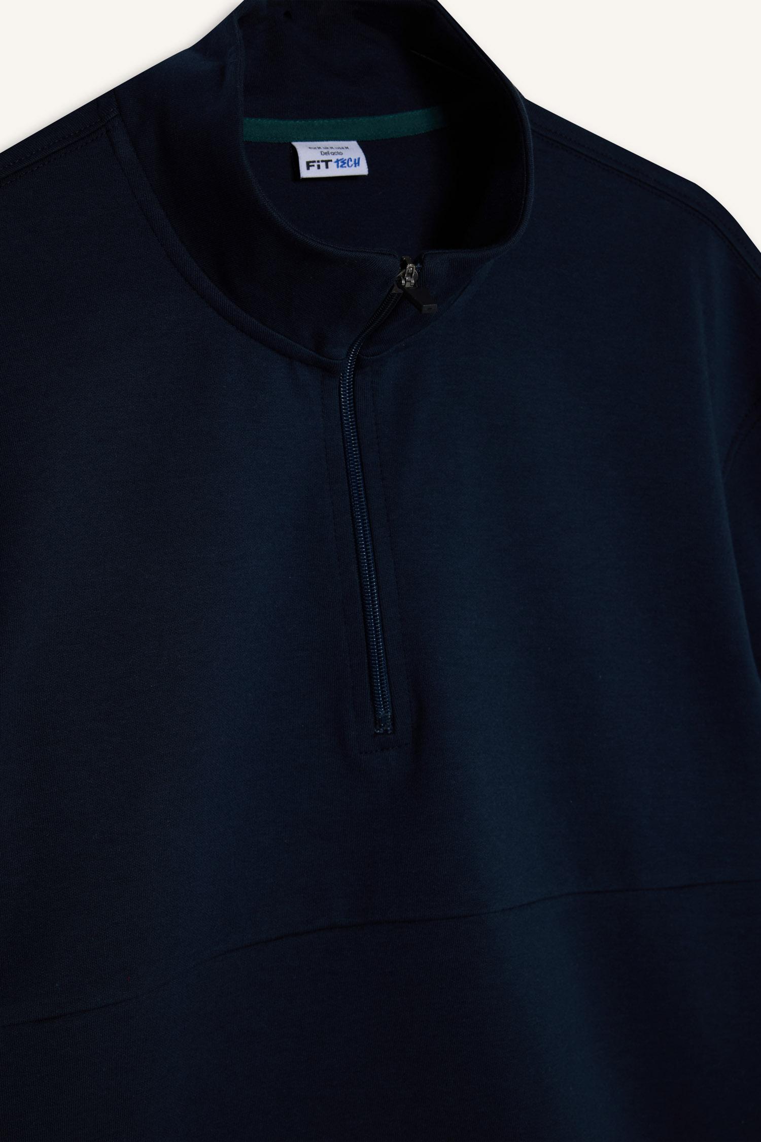 DeFacto Standart Fıt Sweatshirt görsel 6