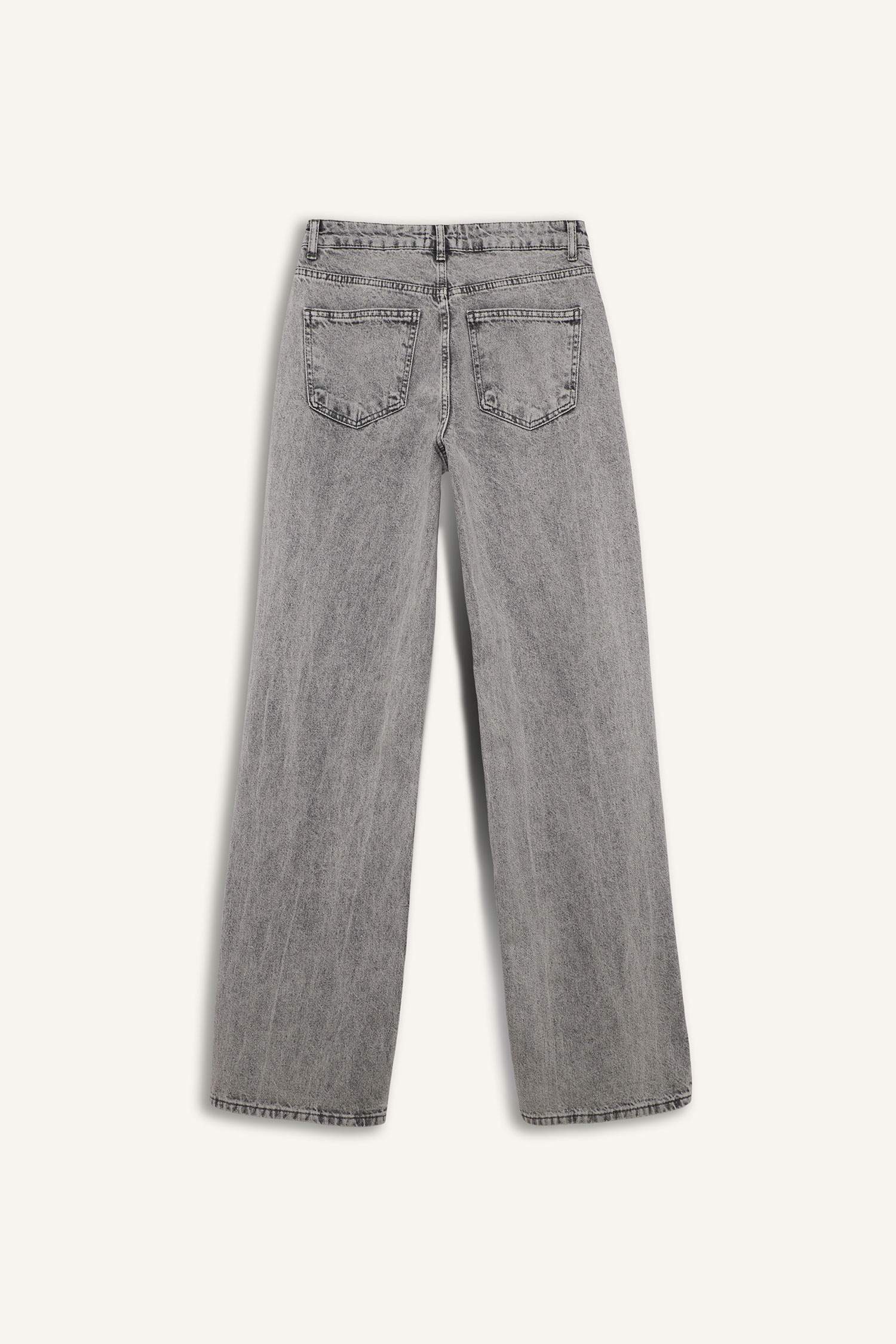 Straight Wide High Waist Long Jeans