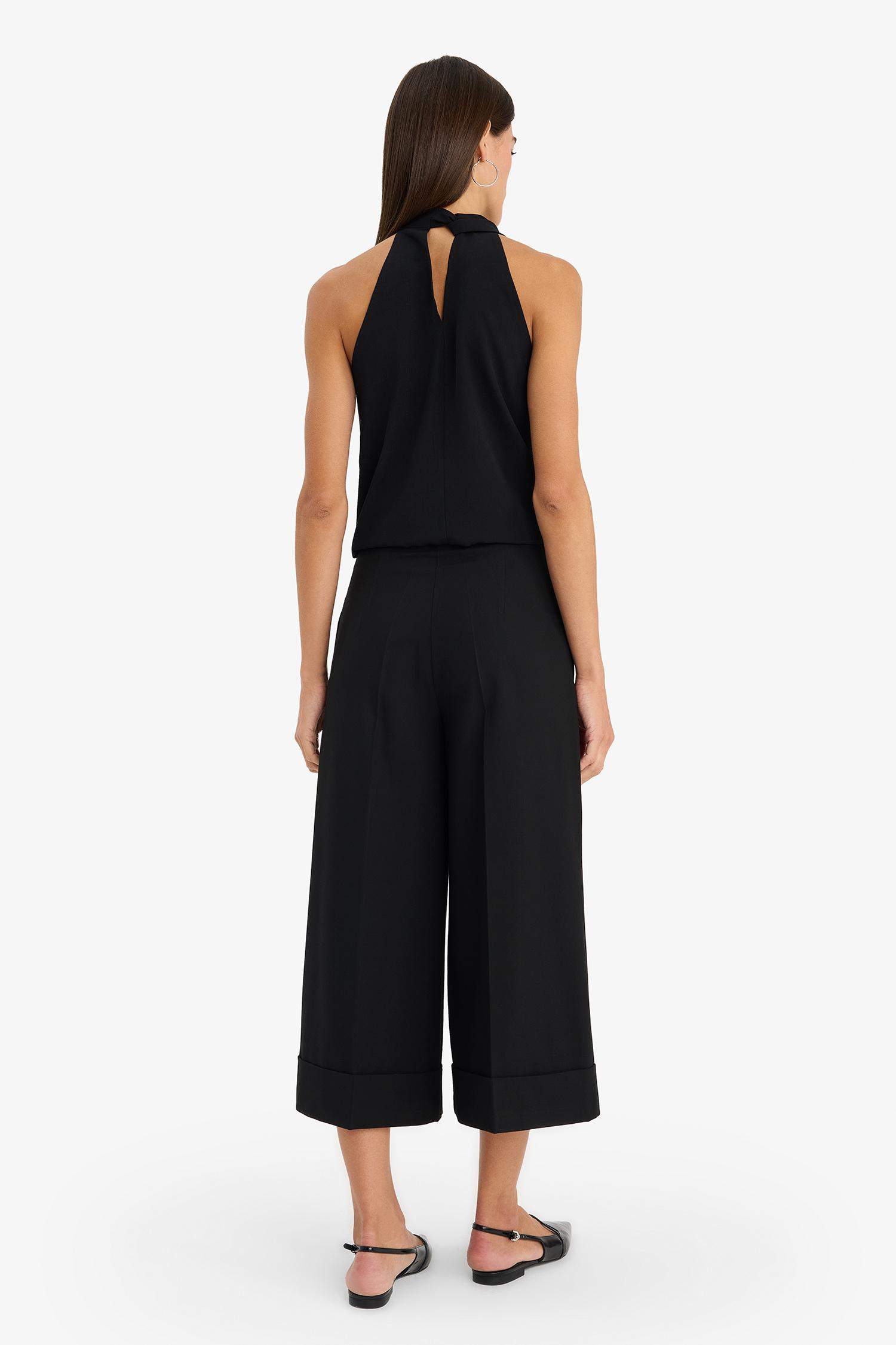 بنطرون كروب فيت بخصر عالي