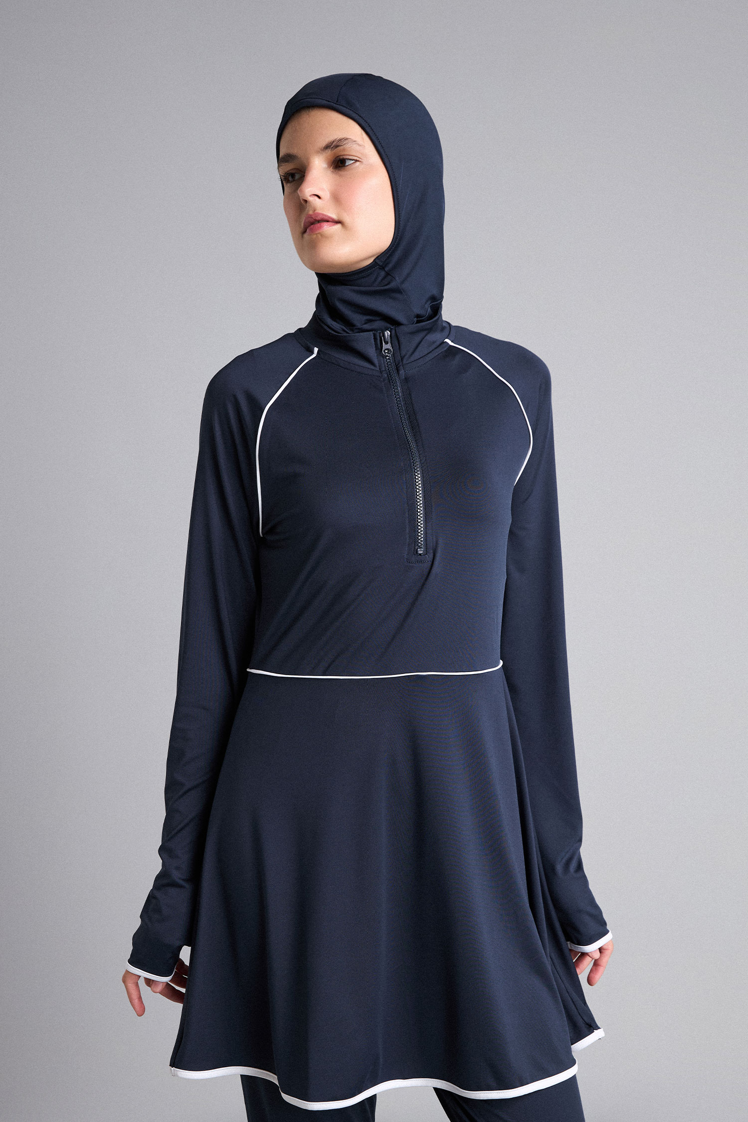 DeFacto Su İtici Regular Fit 4'lü Burkini Mayo görsel 3