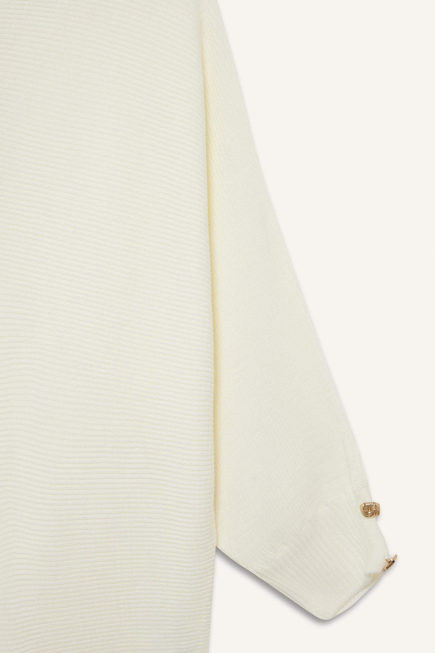 Kayık Yaka Triko Kazak