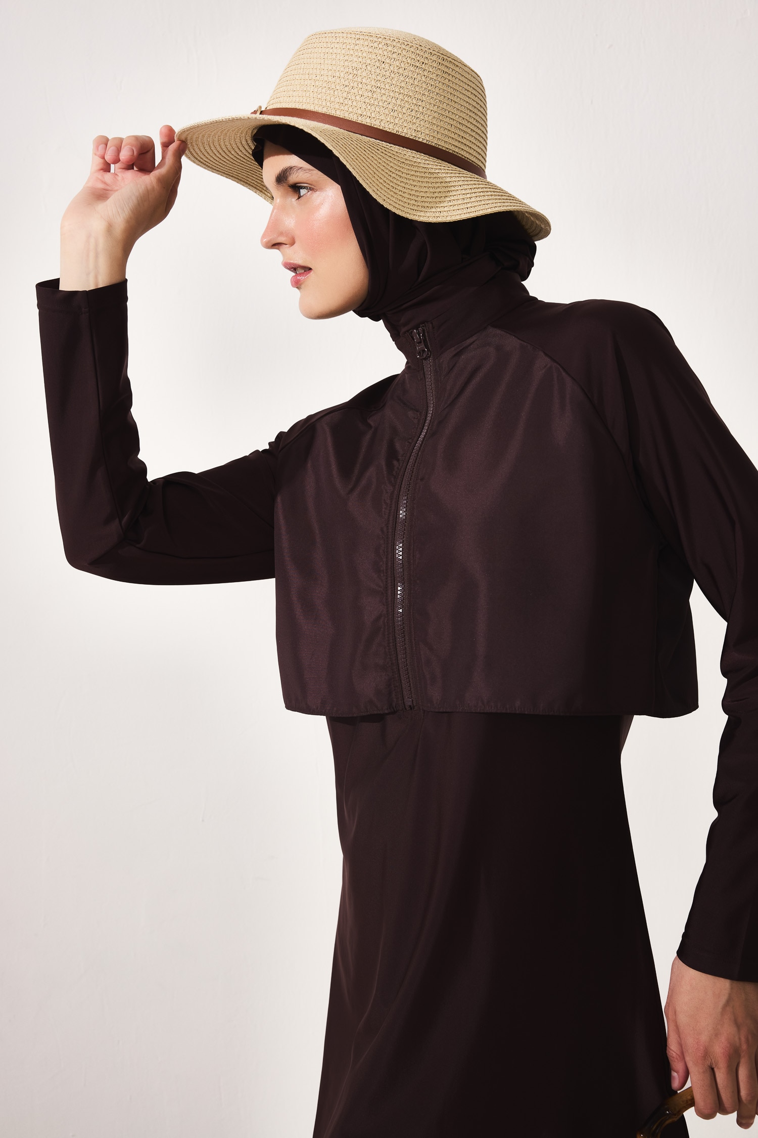 DeFacto Regular Fit 4'Lü Burkini Mayo görsel 4