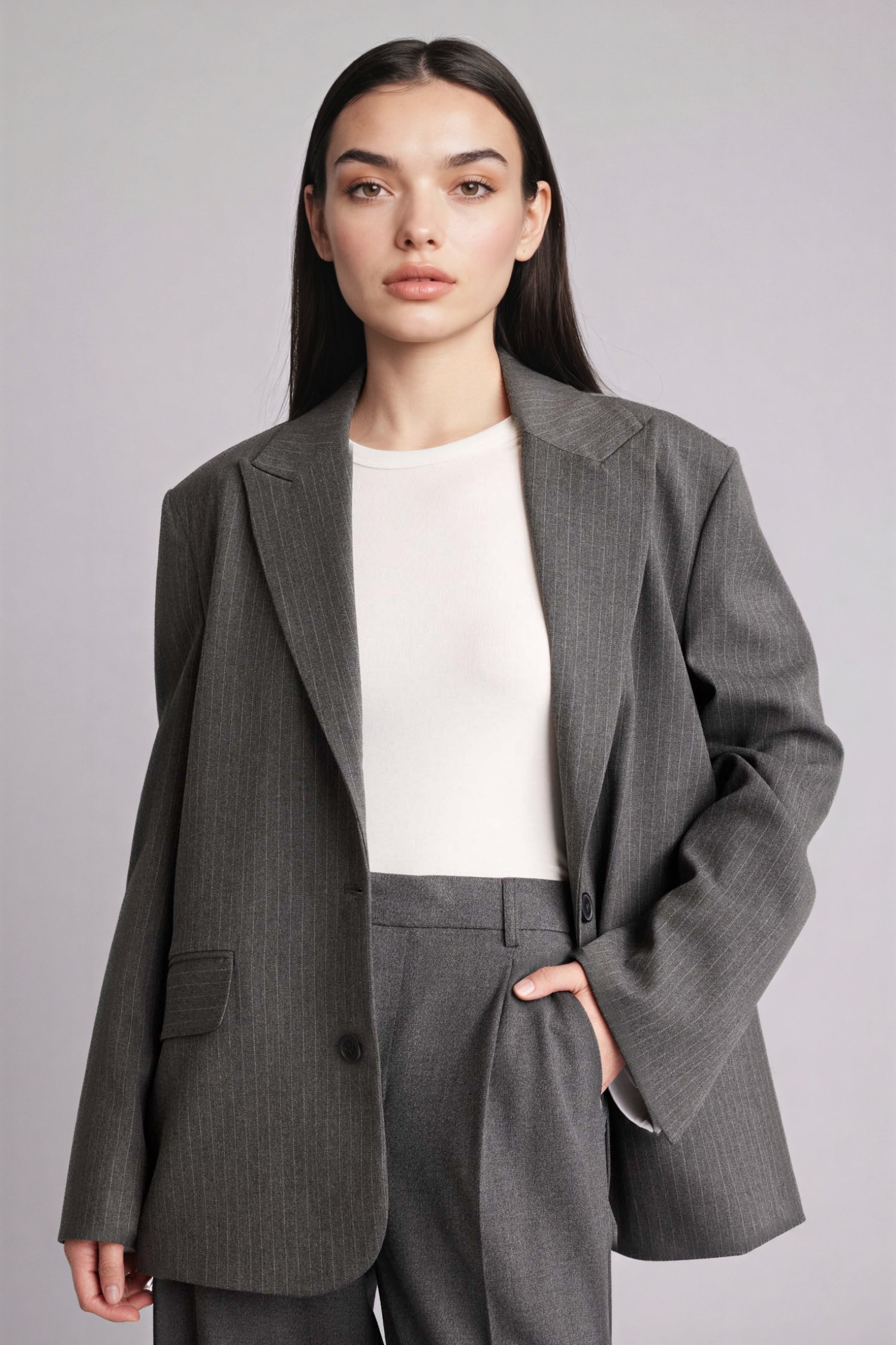 DeFacto Oversıze Blazer Ceket görsel 4