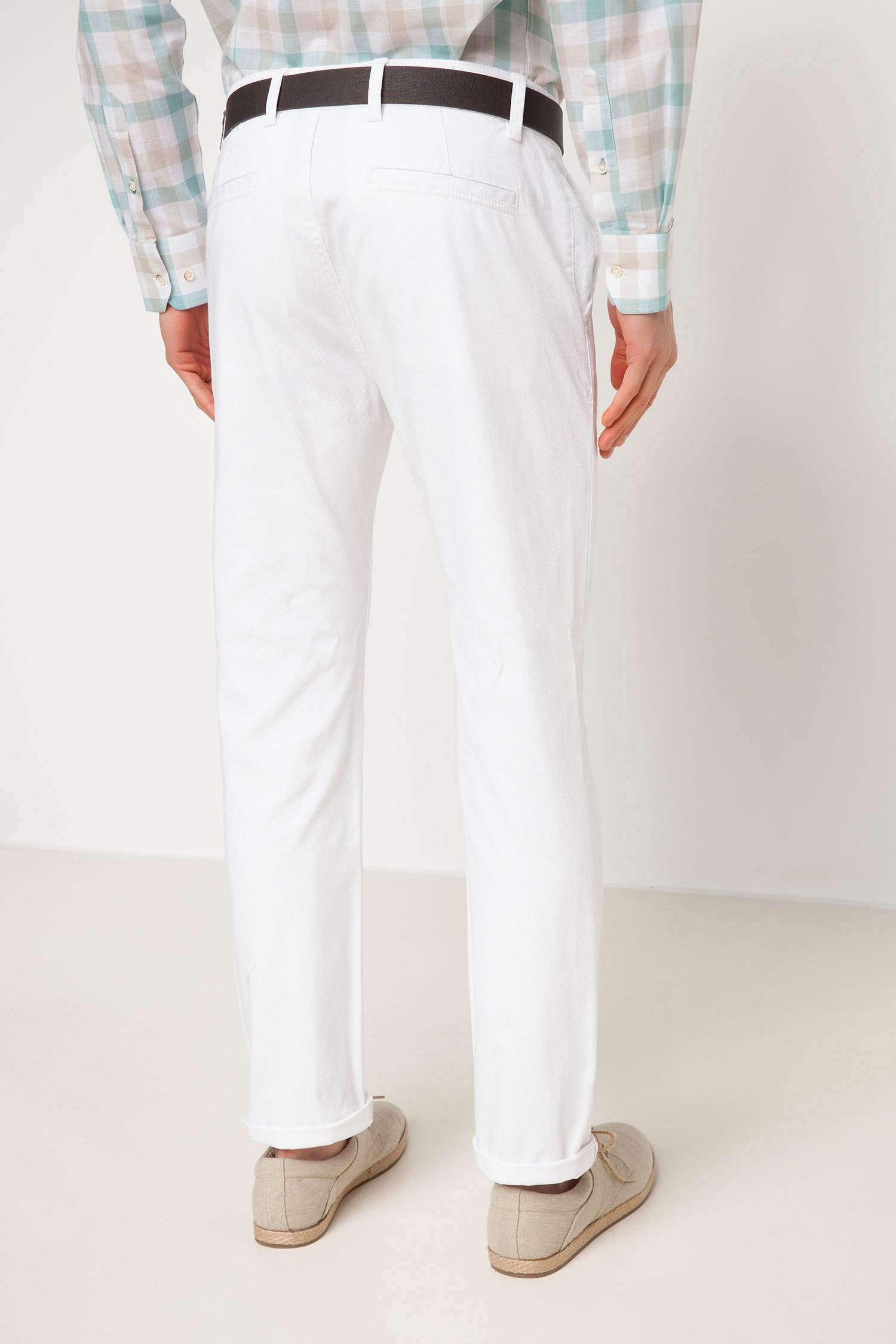 Defacto Paco Slim Fit Kemerli Chino Pantolon. 3