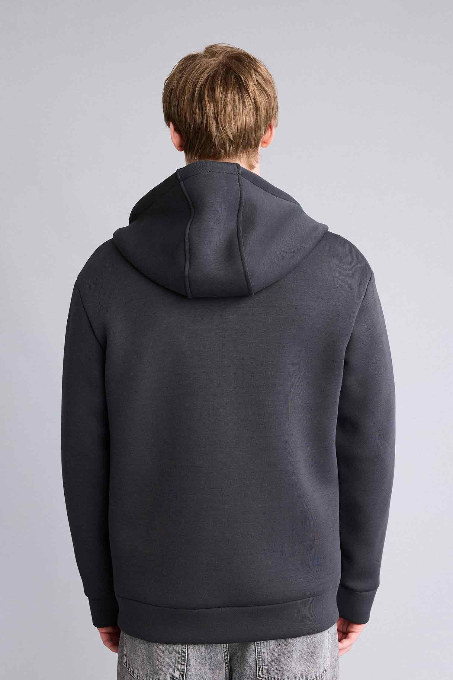 DeFacto Pamuklu Regular Fit Kapüşonlu Sweatshirt görsel 5