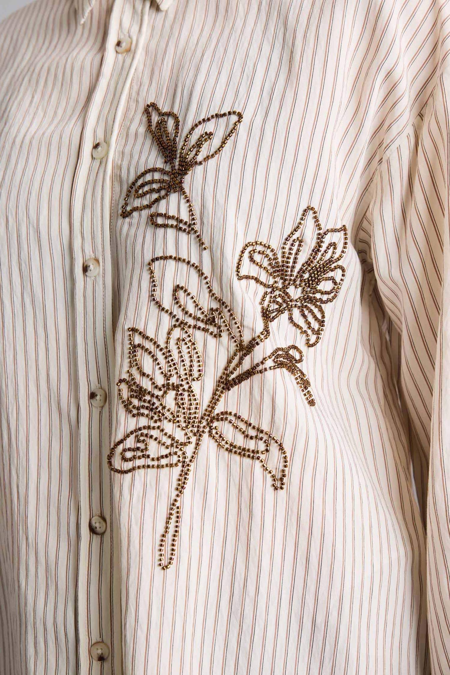 Relax Fıt Gömlek Yaka Uzun Kollu Gömlek