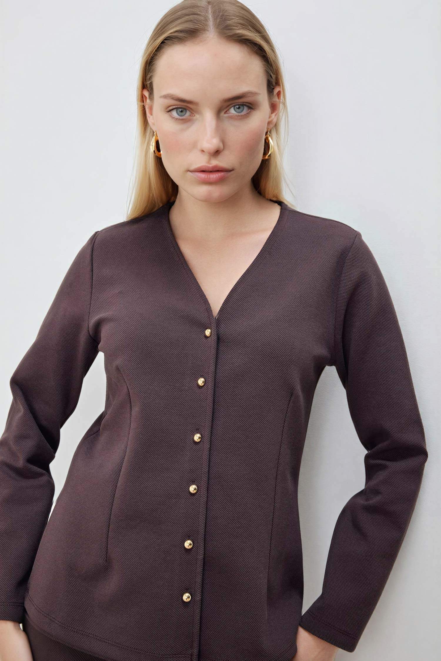 جاكيت صوف قصة عادية بياخة V