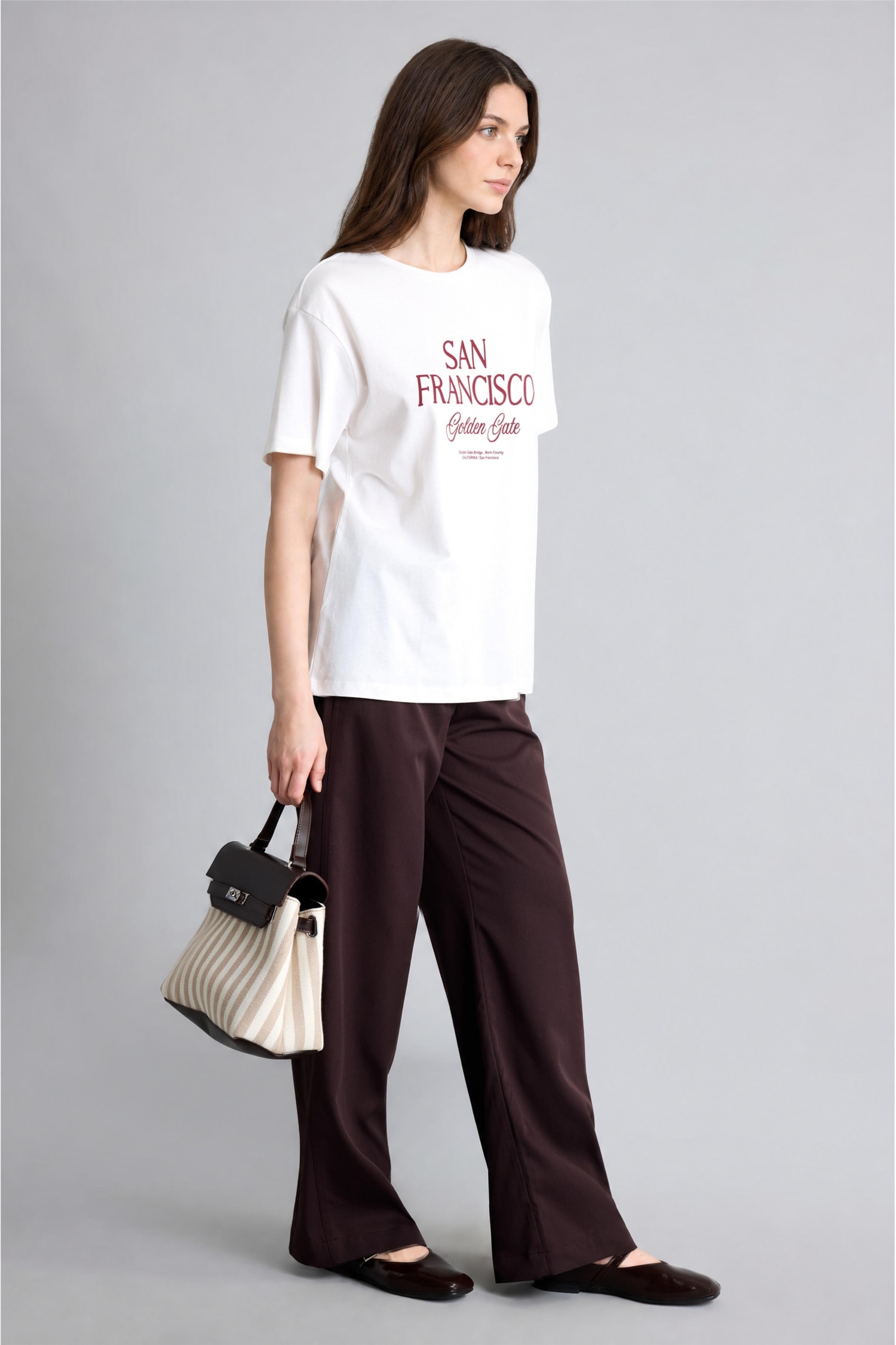 DeFacto Regular Fit Elastik Bel Geniş Paça Pantolon