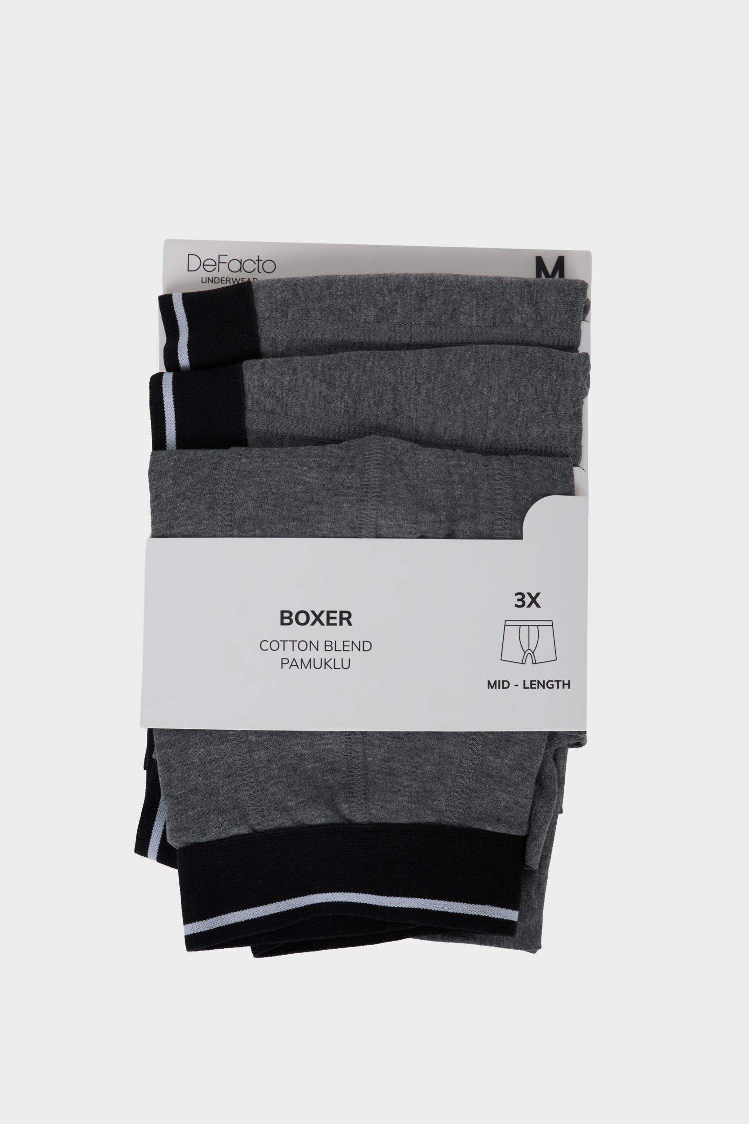 Regular Fıt 3'lü Boxer