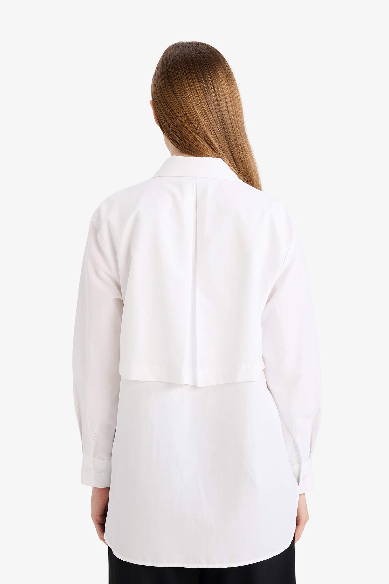 Regular Fit Poplin Uzun Kollu Tunik