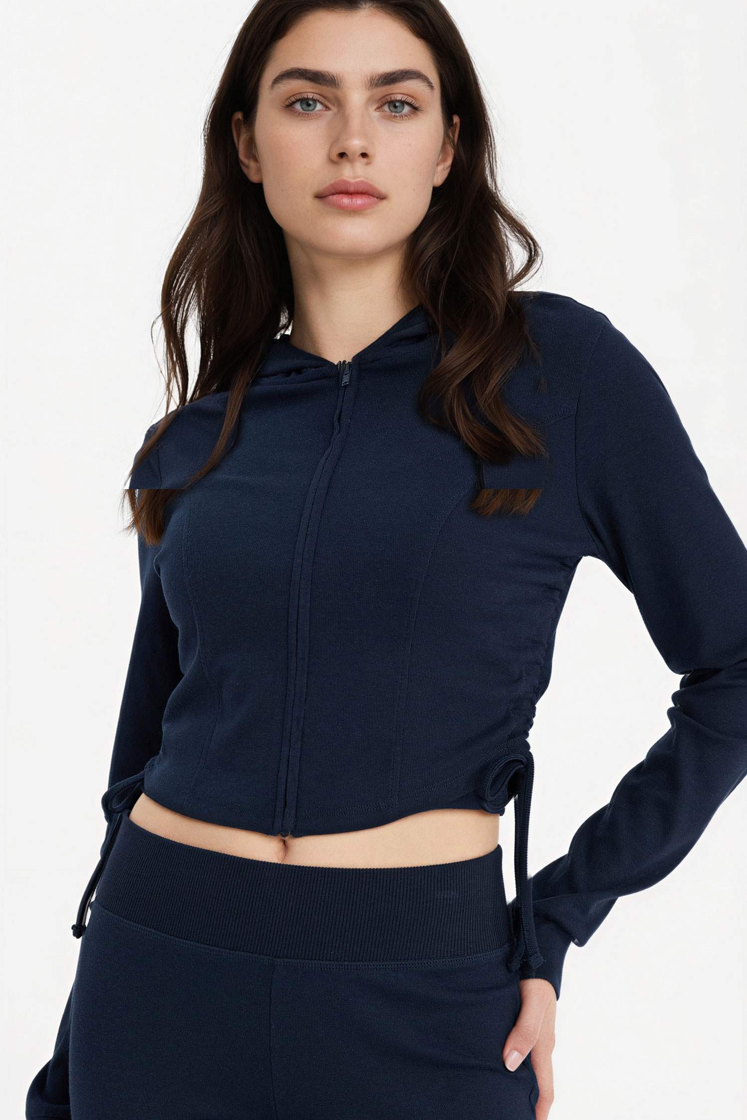 Hooded Ribana Cardigan