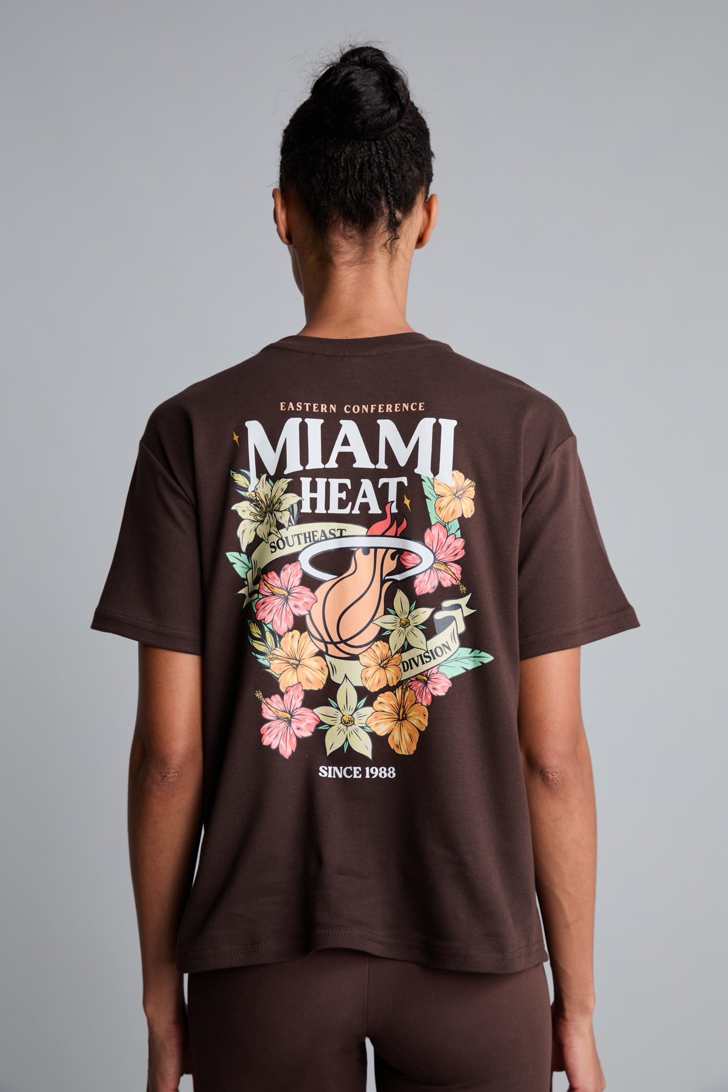 DeFacto %100 Pamuk NBA Mıamı Heat Lisanslı Oversıze Baskılı Tişört