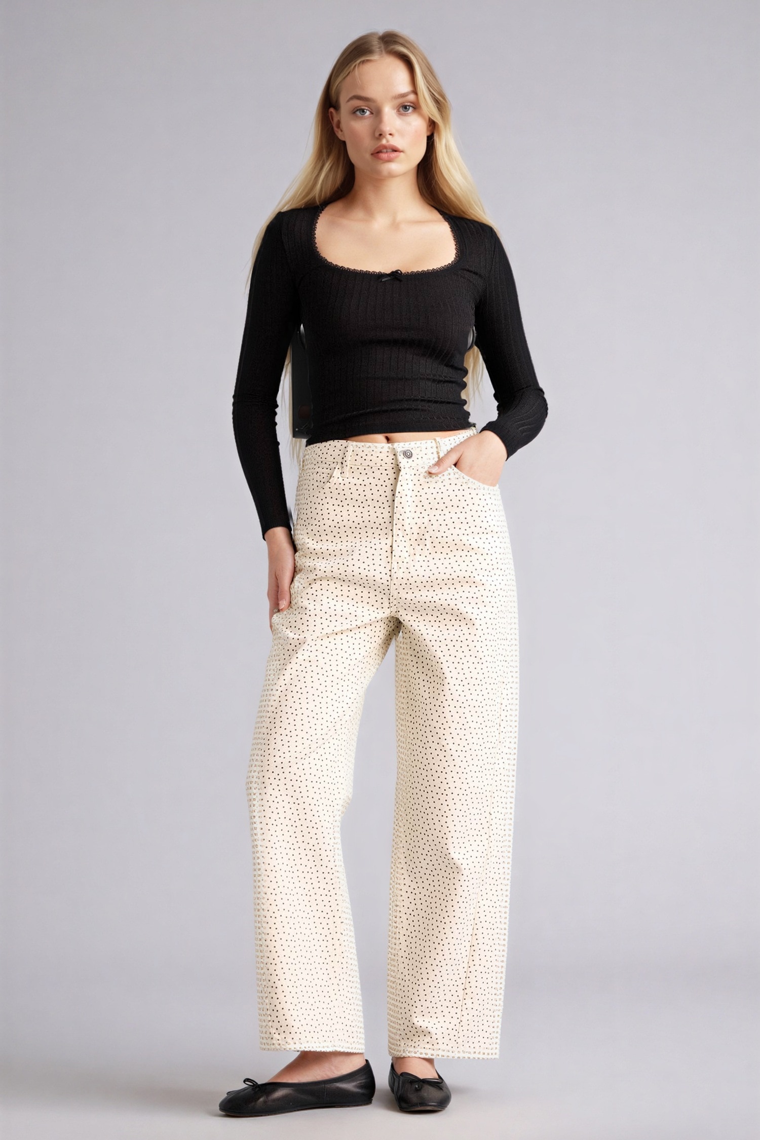 DeFacto %100 Pamuk Baggy Fıt Normal Bel Standart Boy Gabardin Pantolon