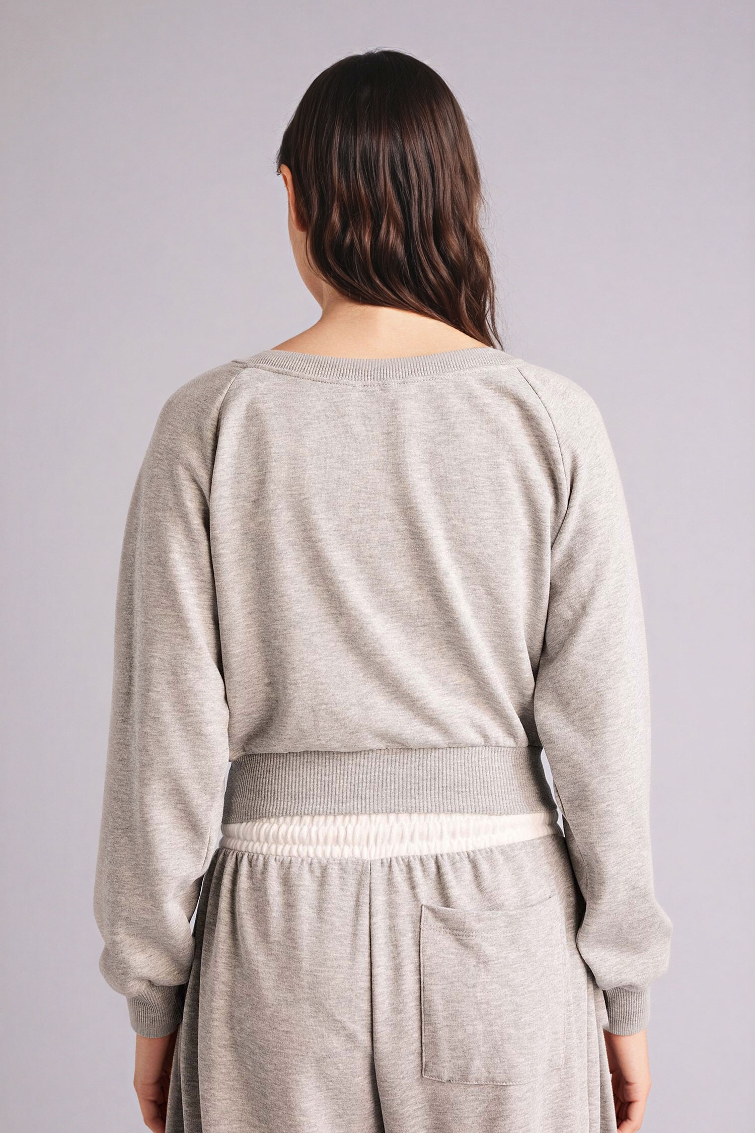 DeFacto Açık Omuz Baskılı Sweatshirt görsel 7