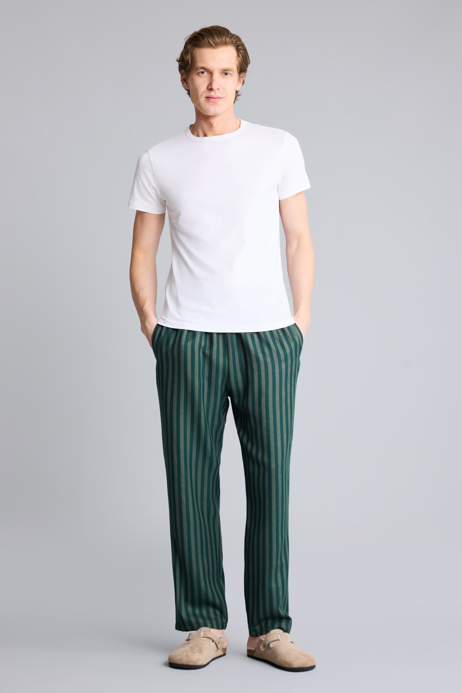 DeFacto Regular Fıt Uzun Boy Flanel Alt