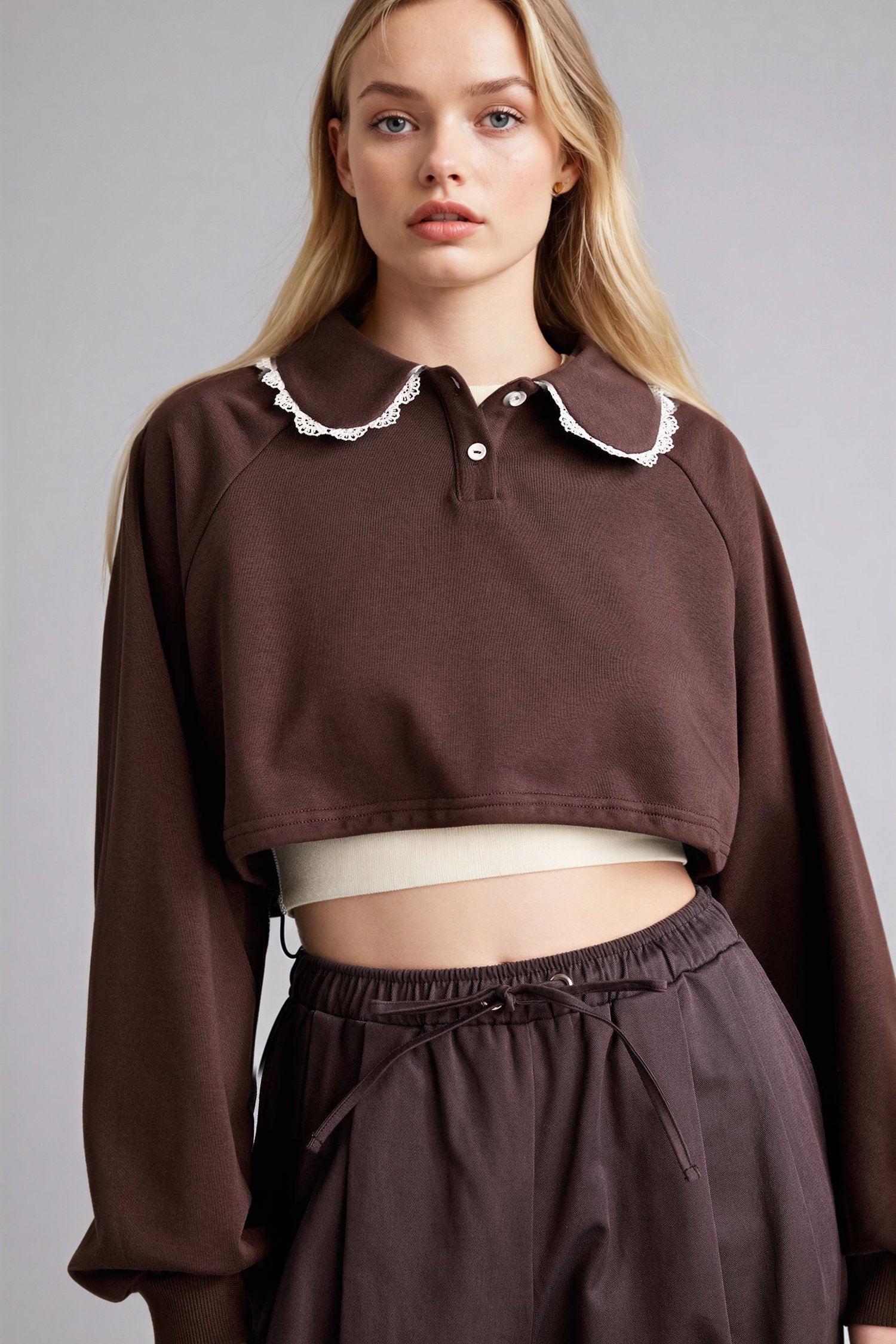 DeFacto Bebe Yaka Sırt Baskılı Sweatshirt görsel 5