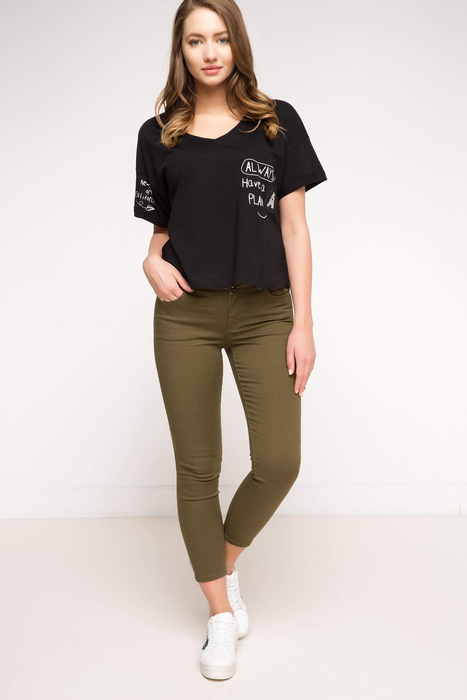 Defacto Baskılı Bluz. 2