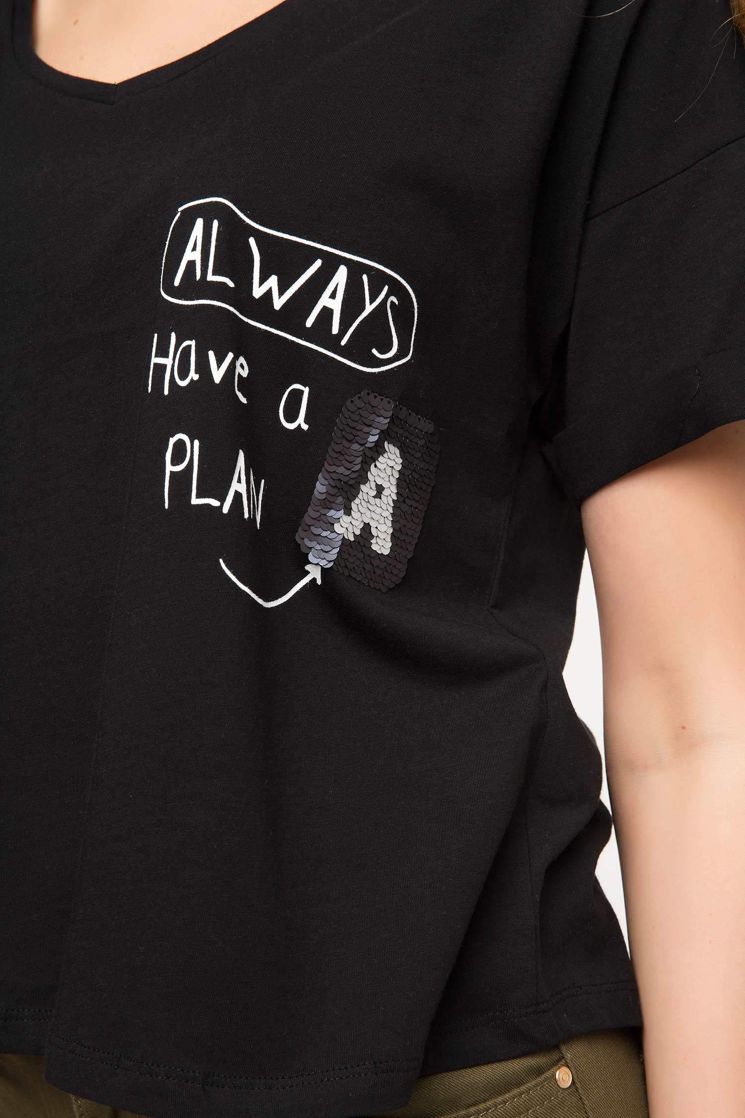 Defacto Baskılı Bluz. 4